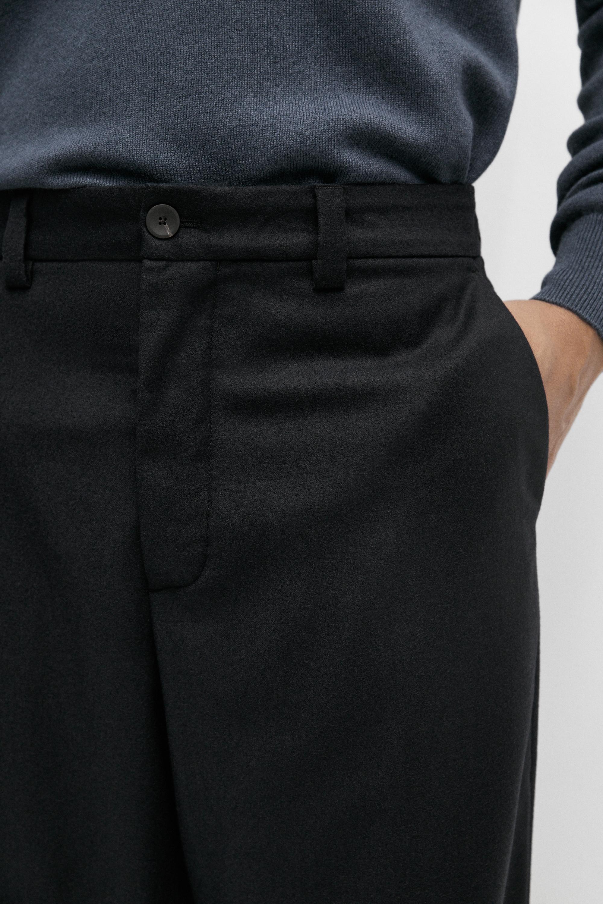 100% wool total look pants — DEEP BLUE