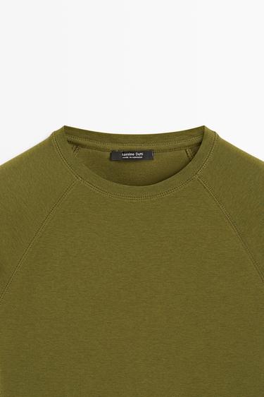 Short Sleeve Raglan T-Shirt — KHAKI 9