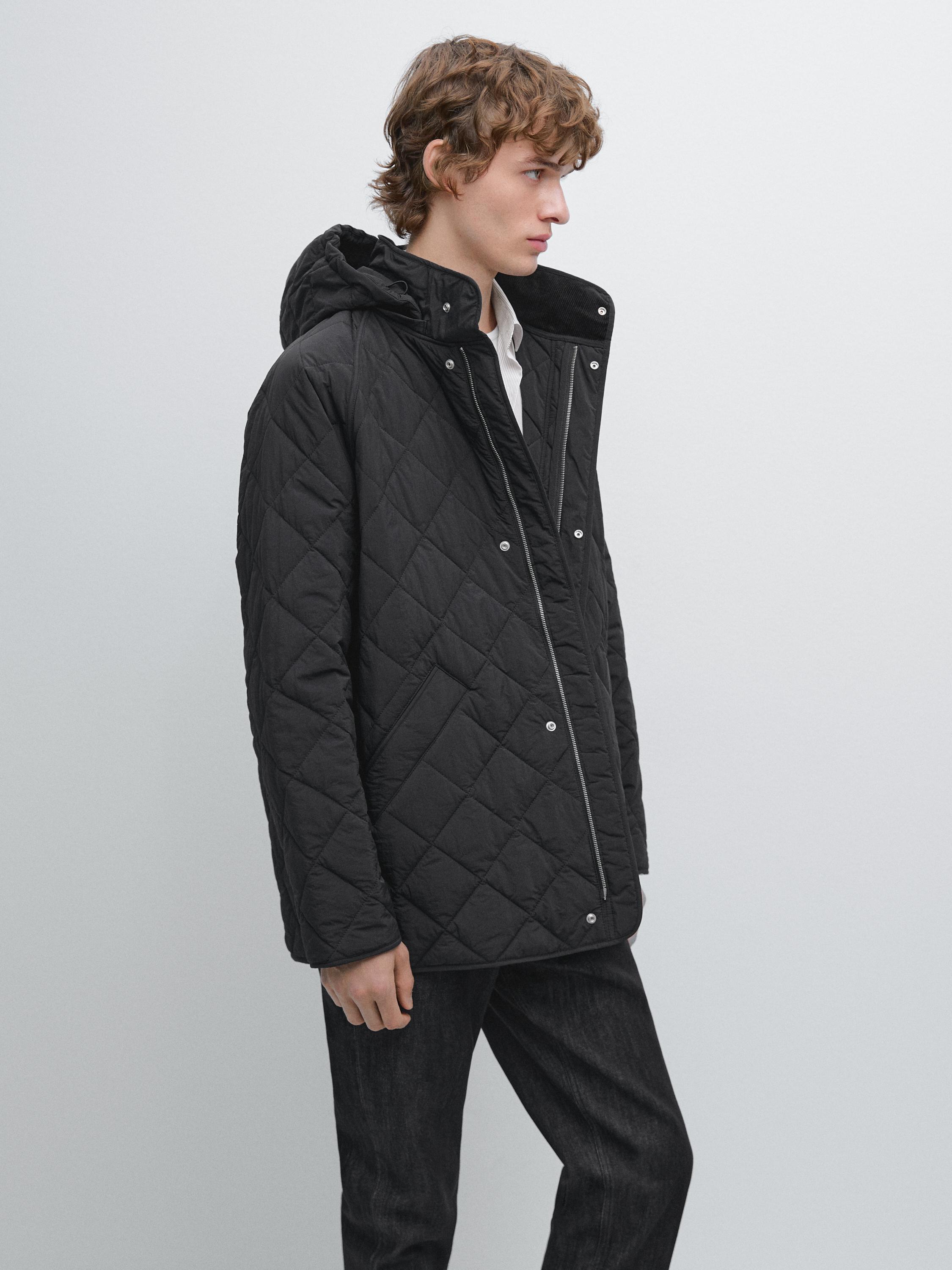 Water-repellent quilted jacket