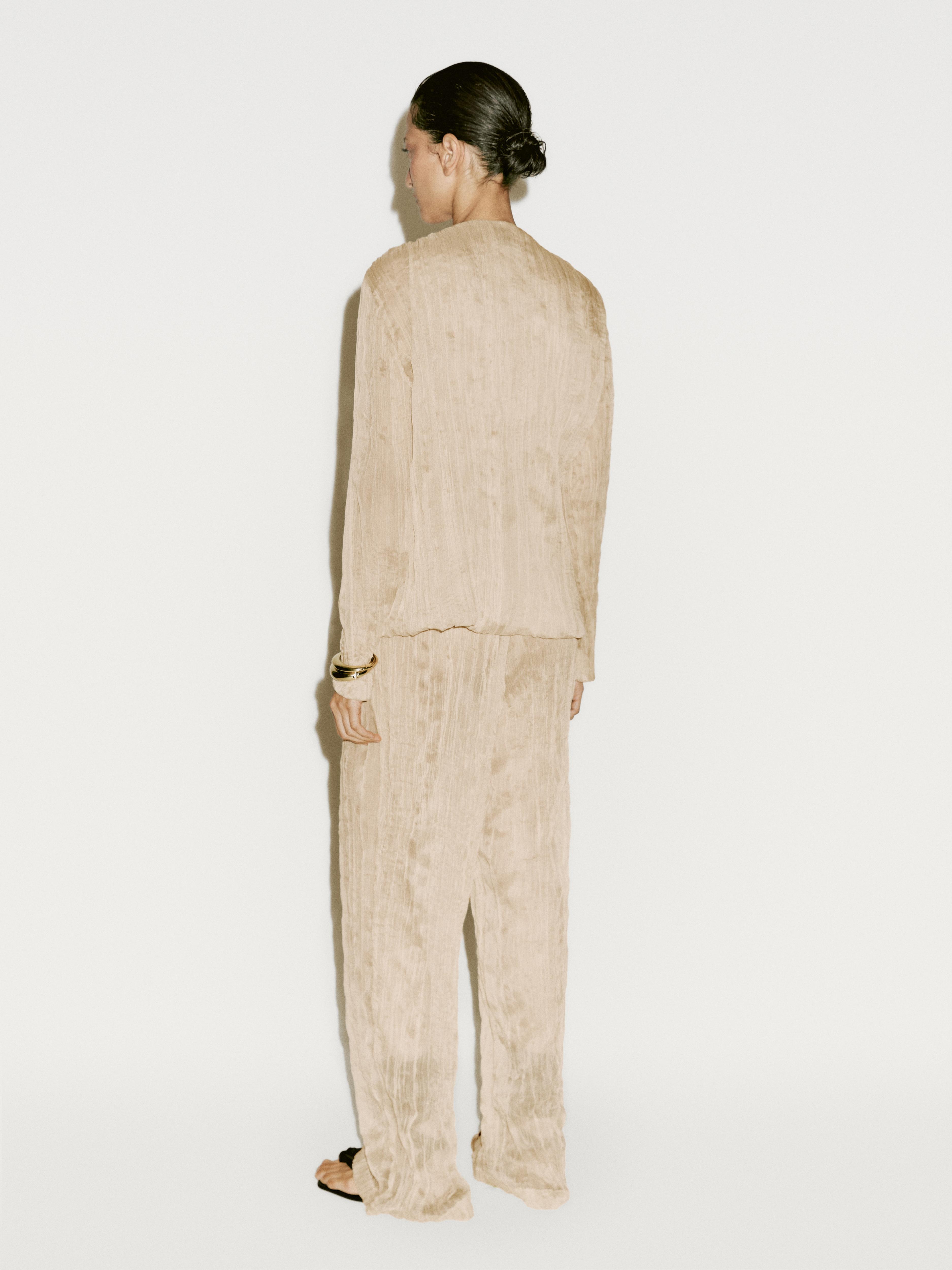 Pantalón fluido plisado - Limited edition