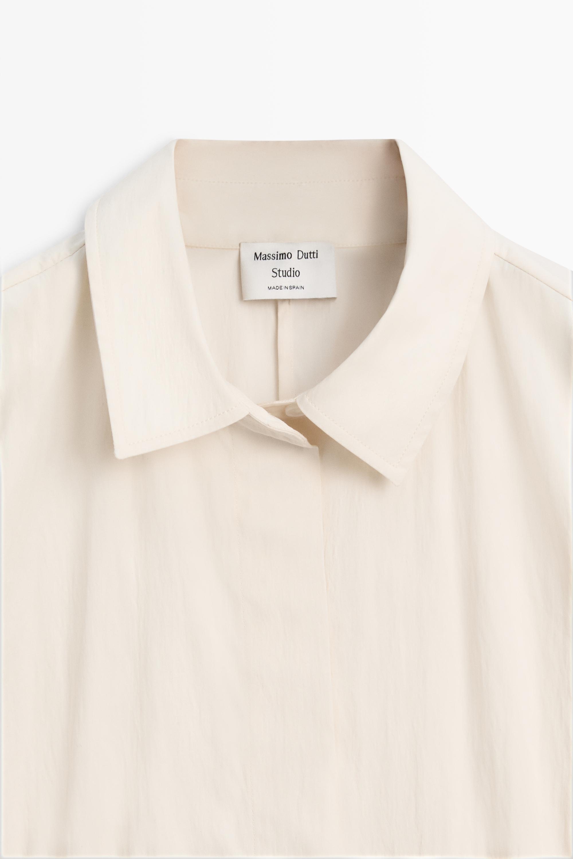 Shirt with seam details - STUDIO — Beige