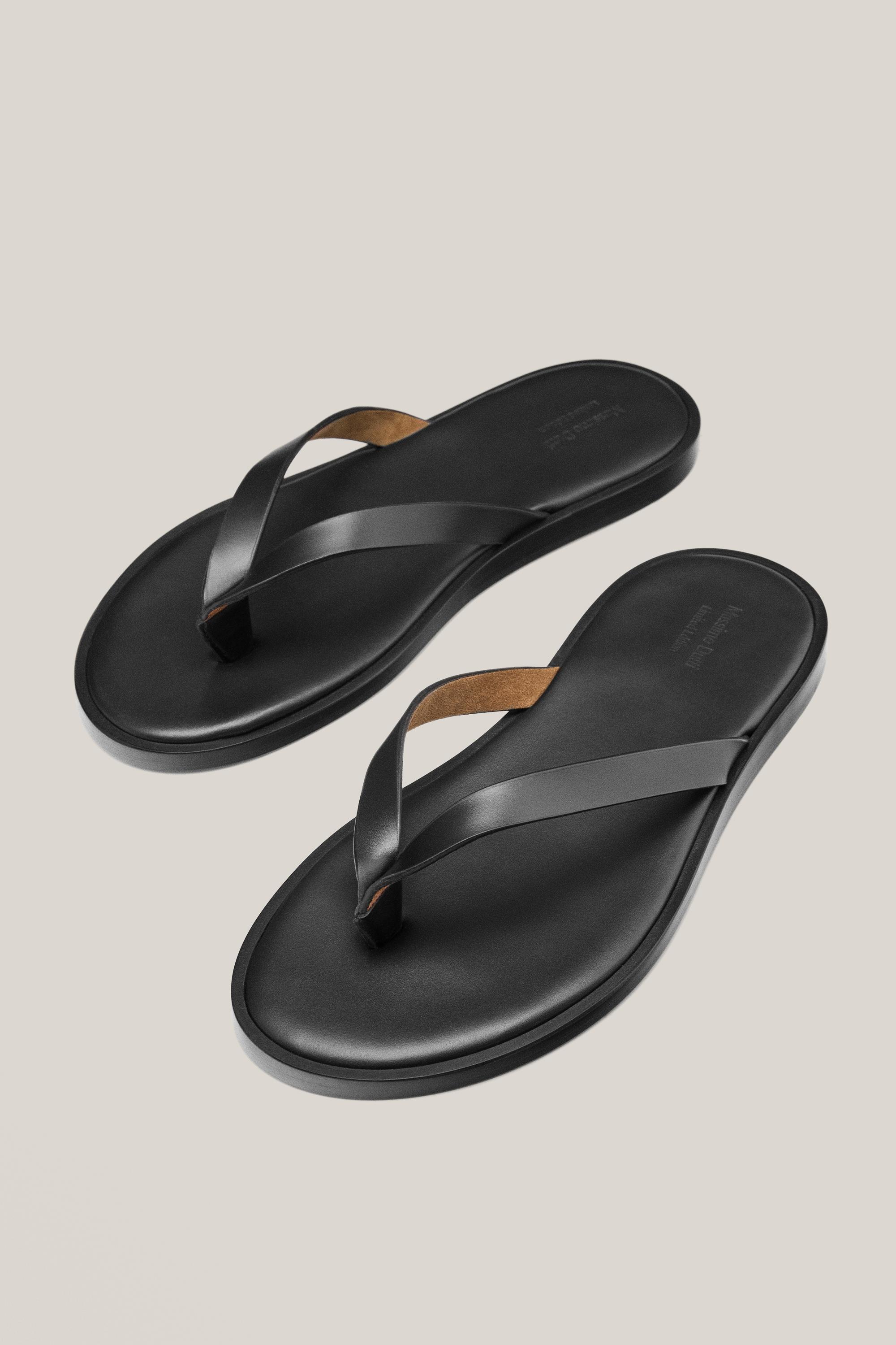Nappa sandals with toe divider - Limited Edition