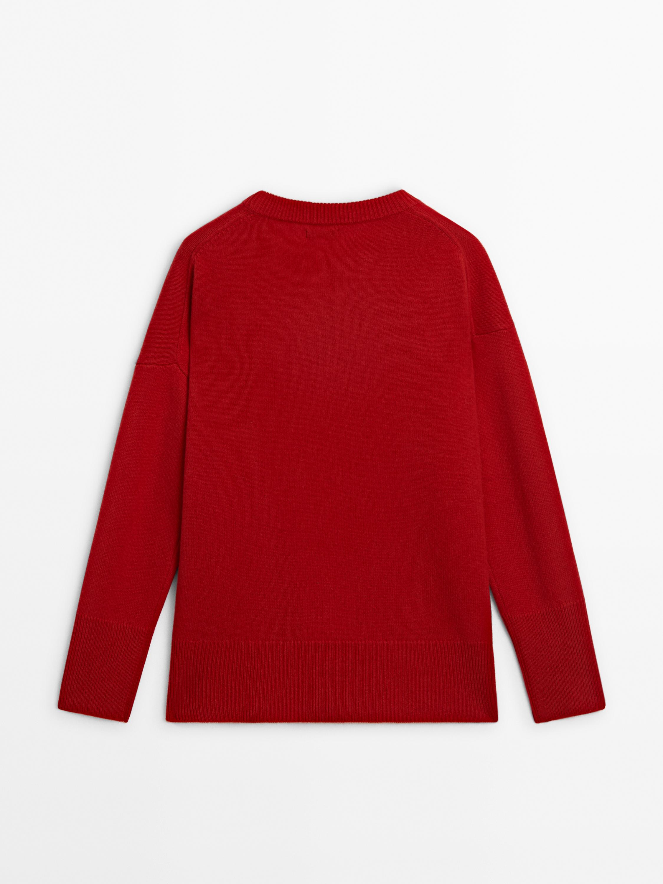 Jersey punto 100% cashmere oversize