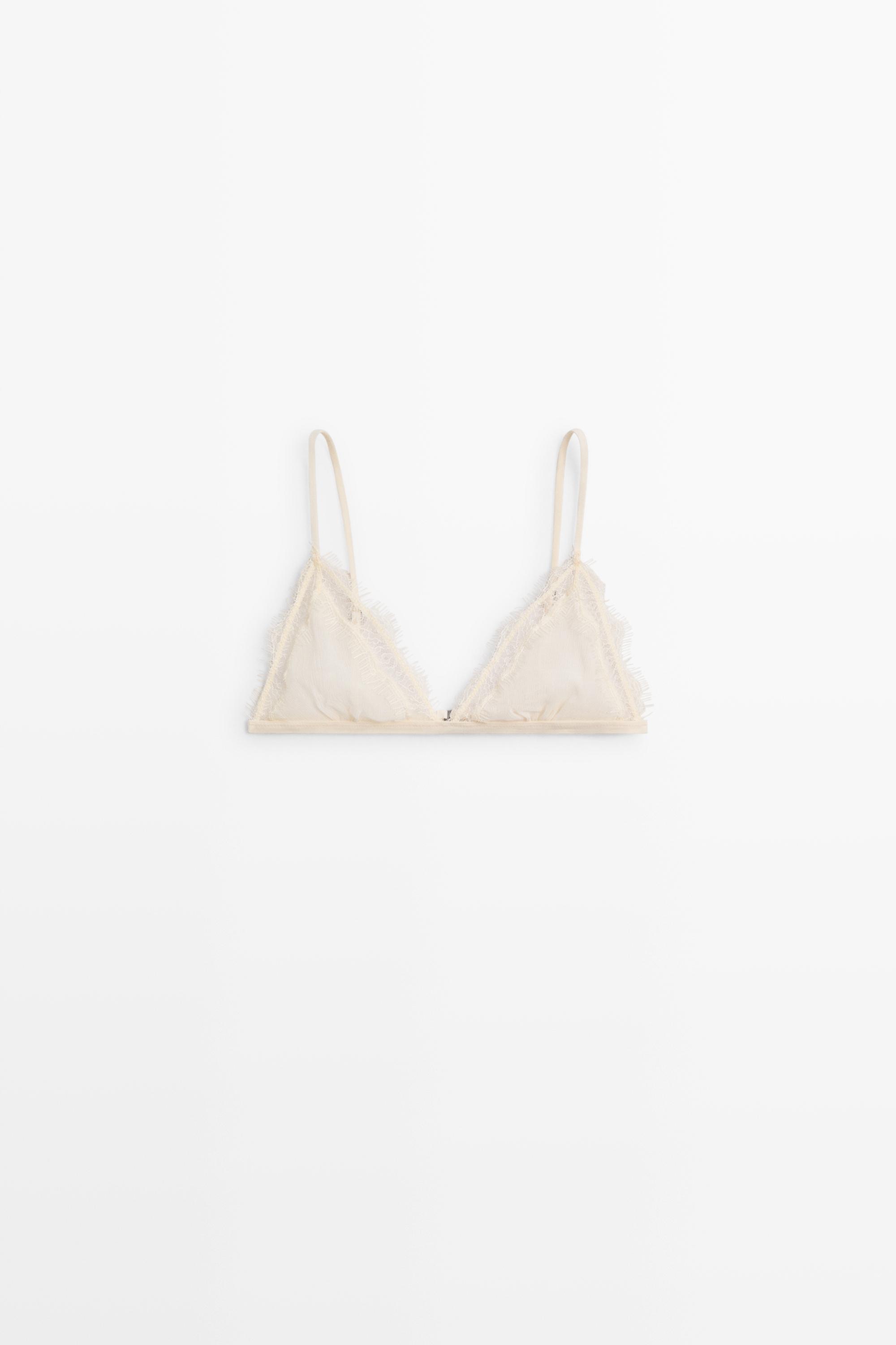 Bralette with lace detail