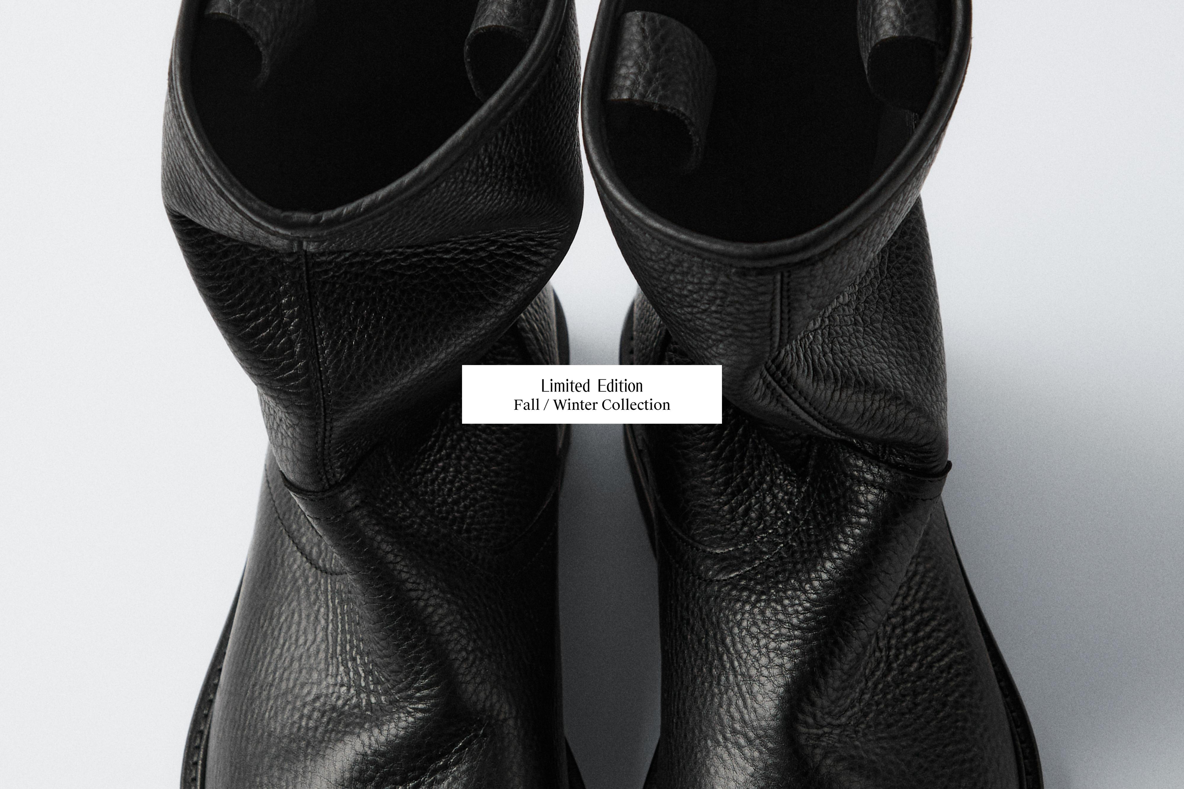 블랙 나파 부츠 - limited edition