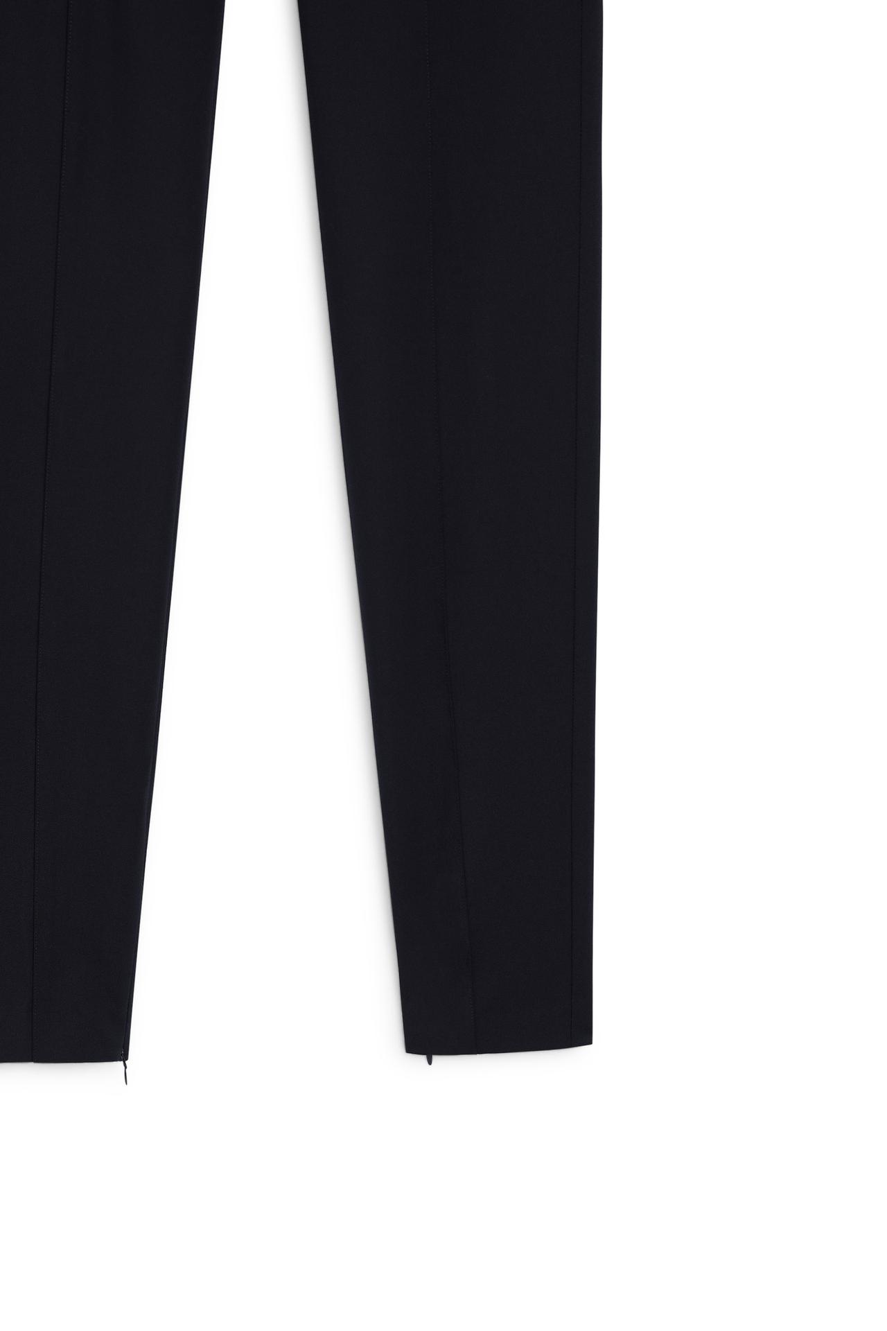 Skinny fit pants with zip hem - LIMITED EDITION — NAVY BLUE