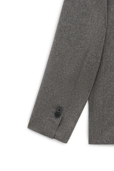 100% wool total look overshirt - LIMITED EDITION — MEDIUM ECRU 8