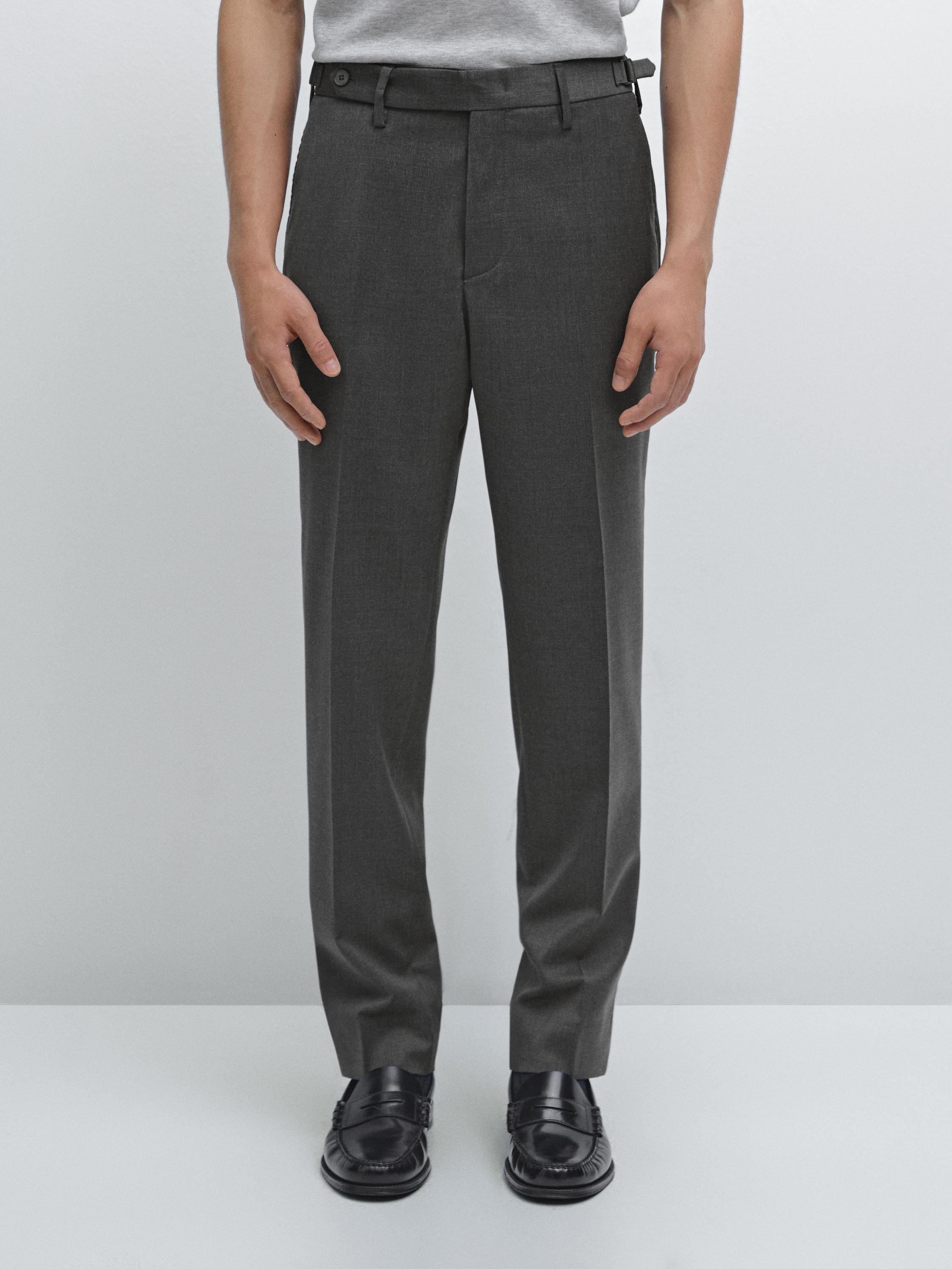 Pantalón vestir mezcla lana