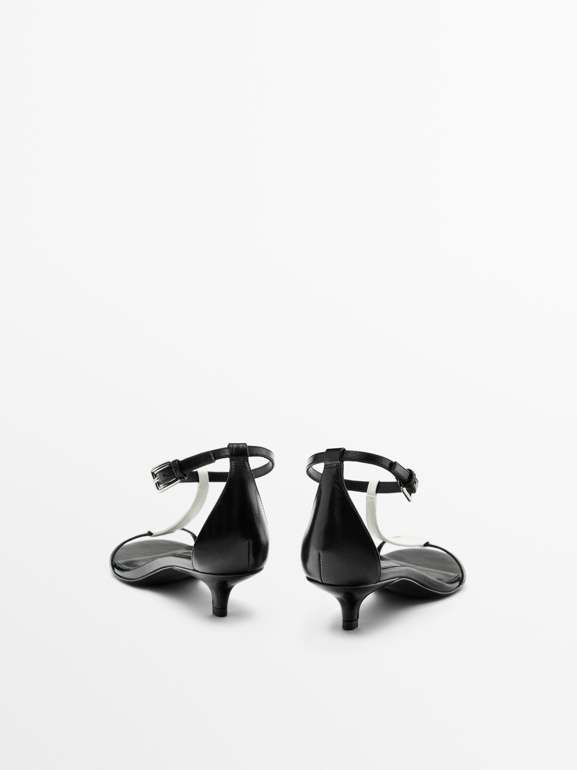 Heeled strappy sandals