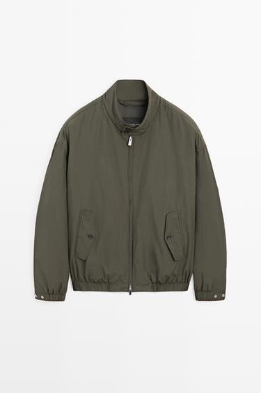 Technical boxy fit bomber jacket — DARK GREY 2