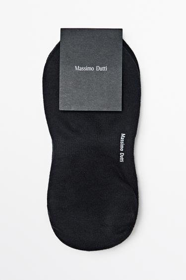 Pack of 3 pairs of no-show cotton blend socks — BLACK 5