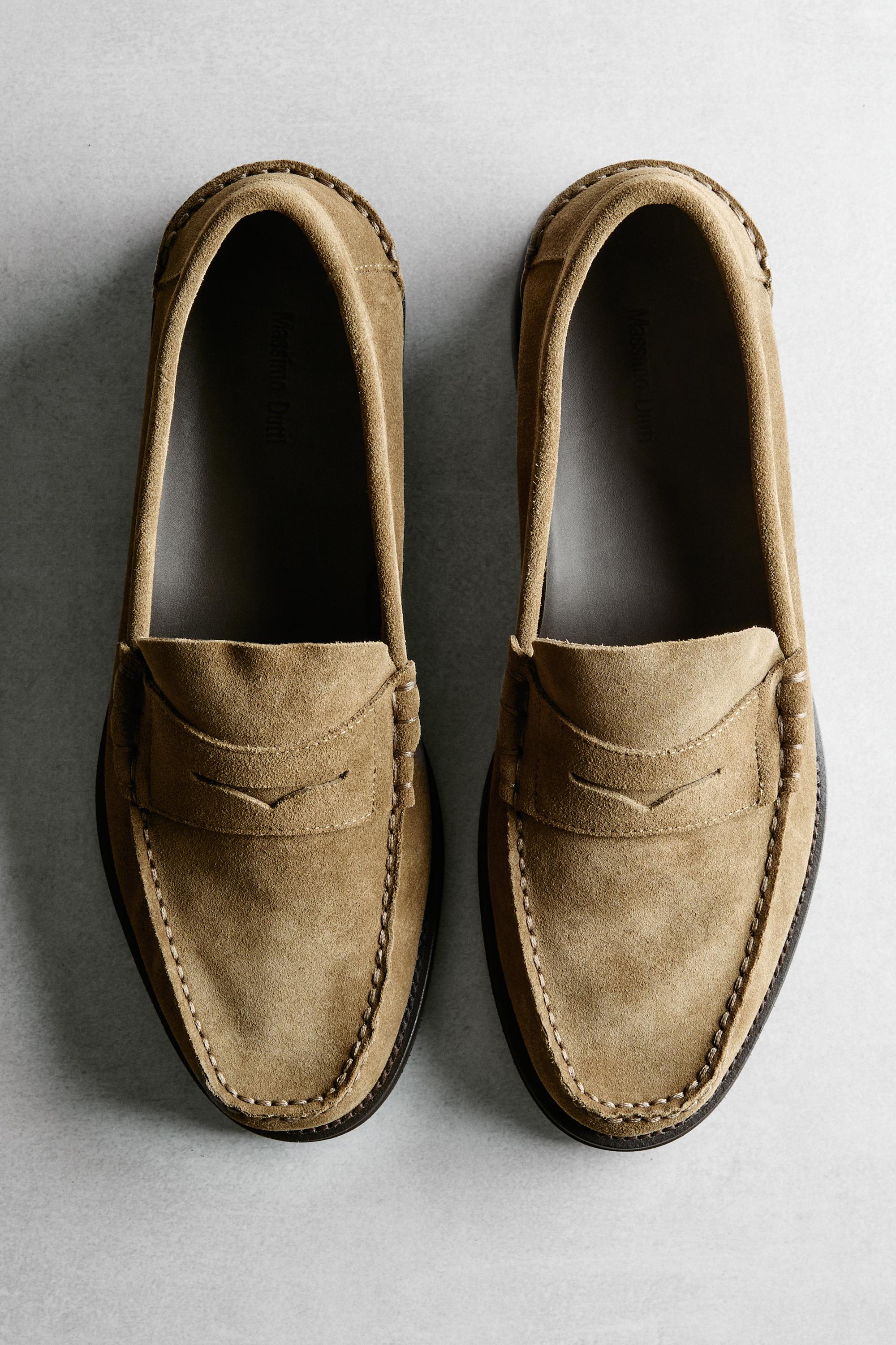 Penny loafers — STONE
