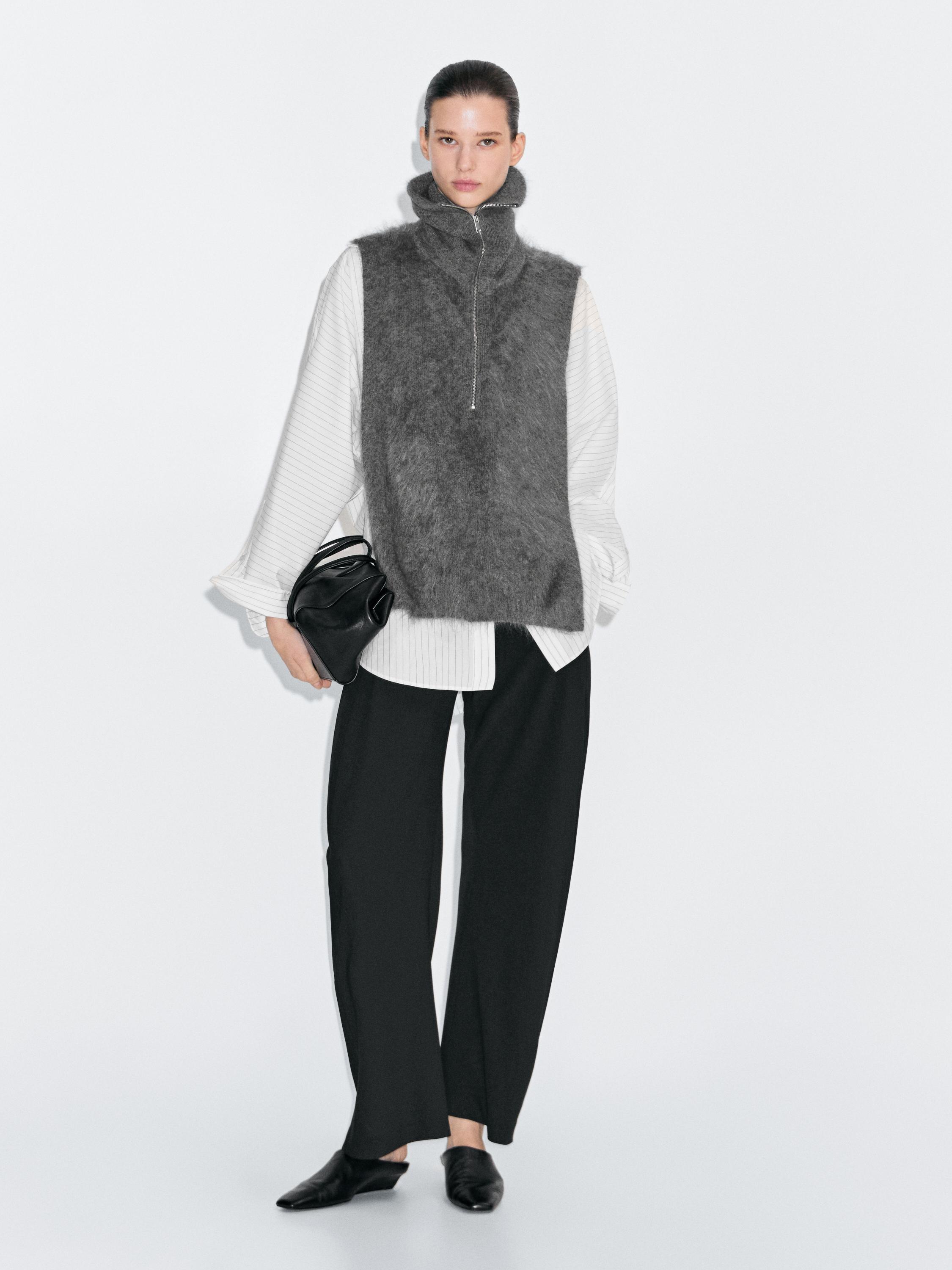 Çantë kraharori e gjatë 100% kashmir me zinxhir