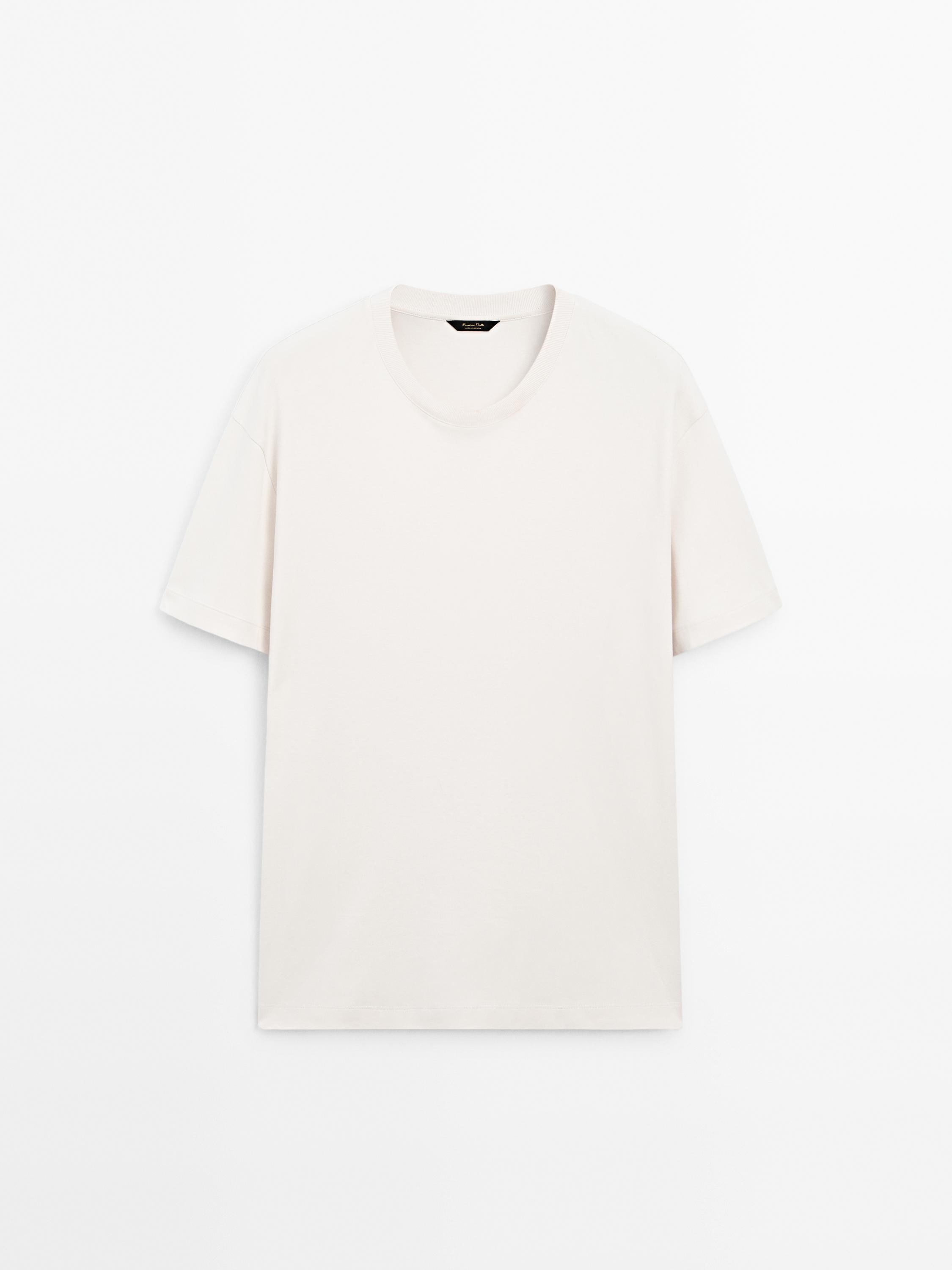 Maglietta a maniche corte medium weight in cotone