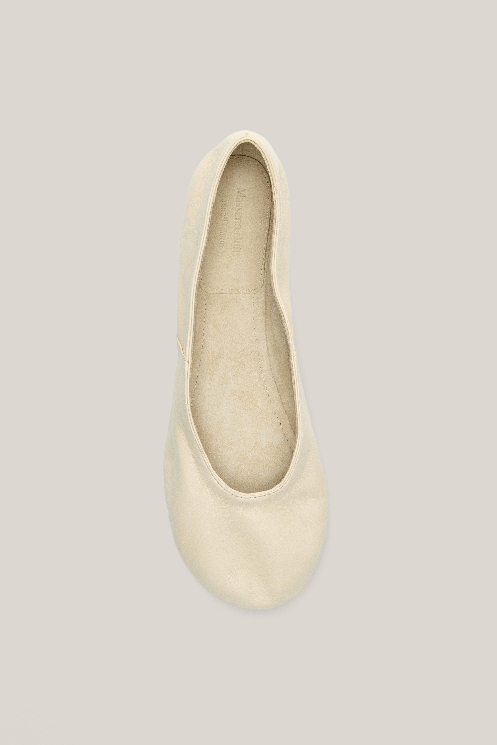 Soft leather ballet flats - Limited Edition — Vanilla