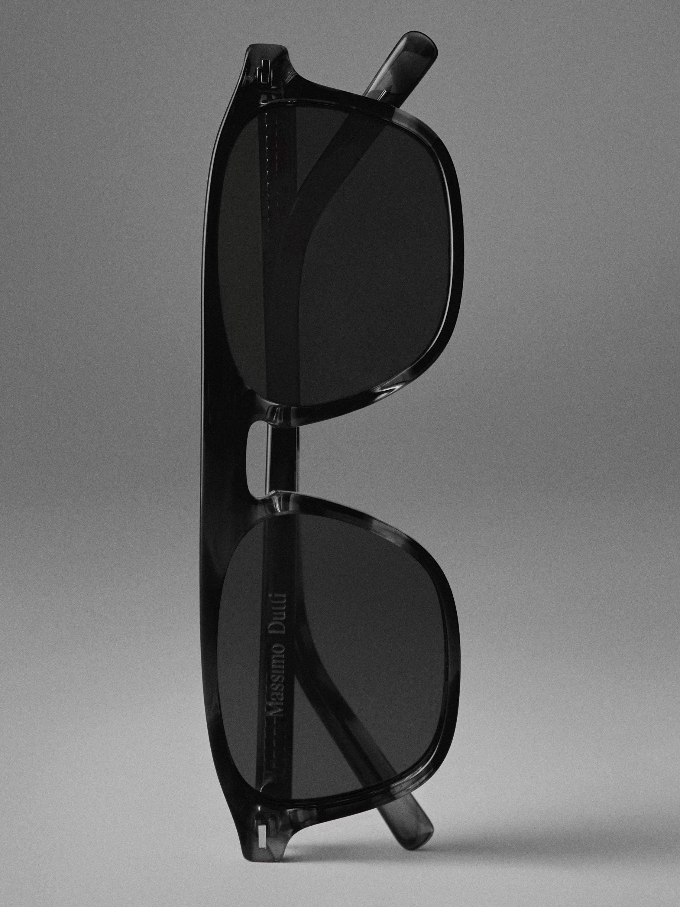 D-frame sunglasses — GREEN MARL