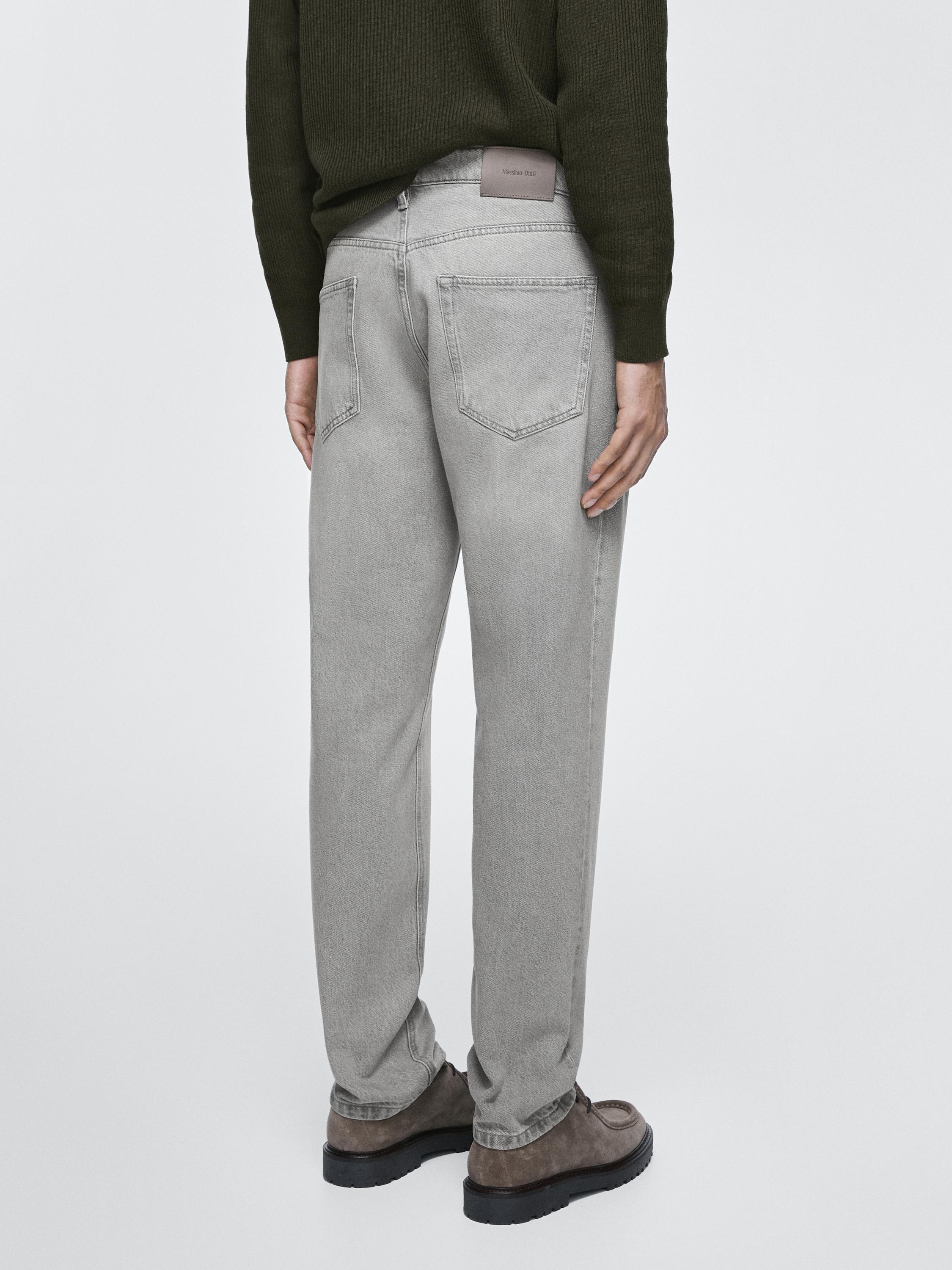 Tapered fit jeans — GREY