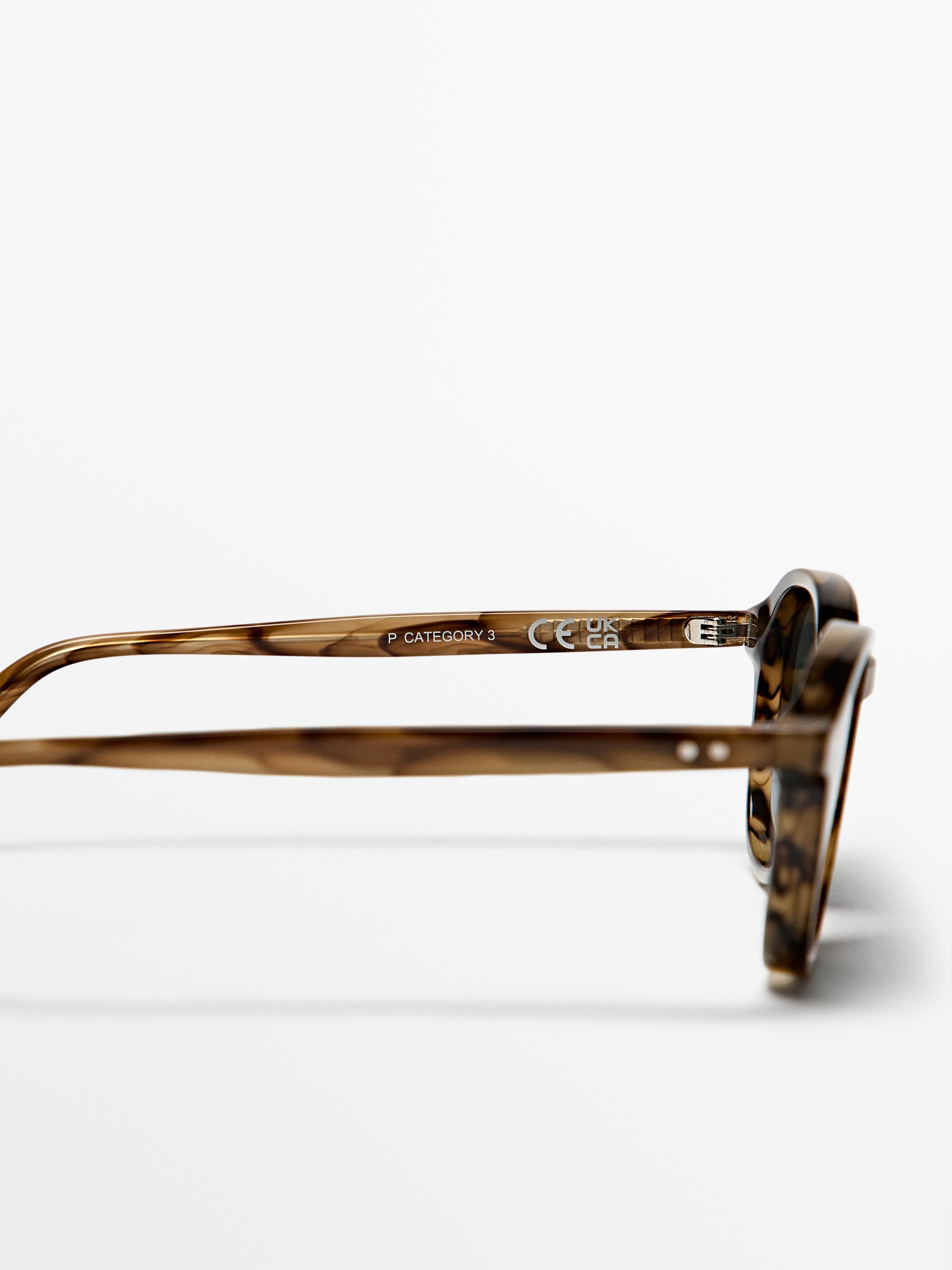 Round sunglasses — EMERALD
