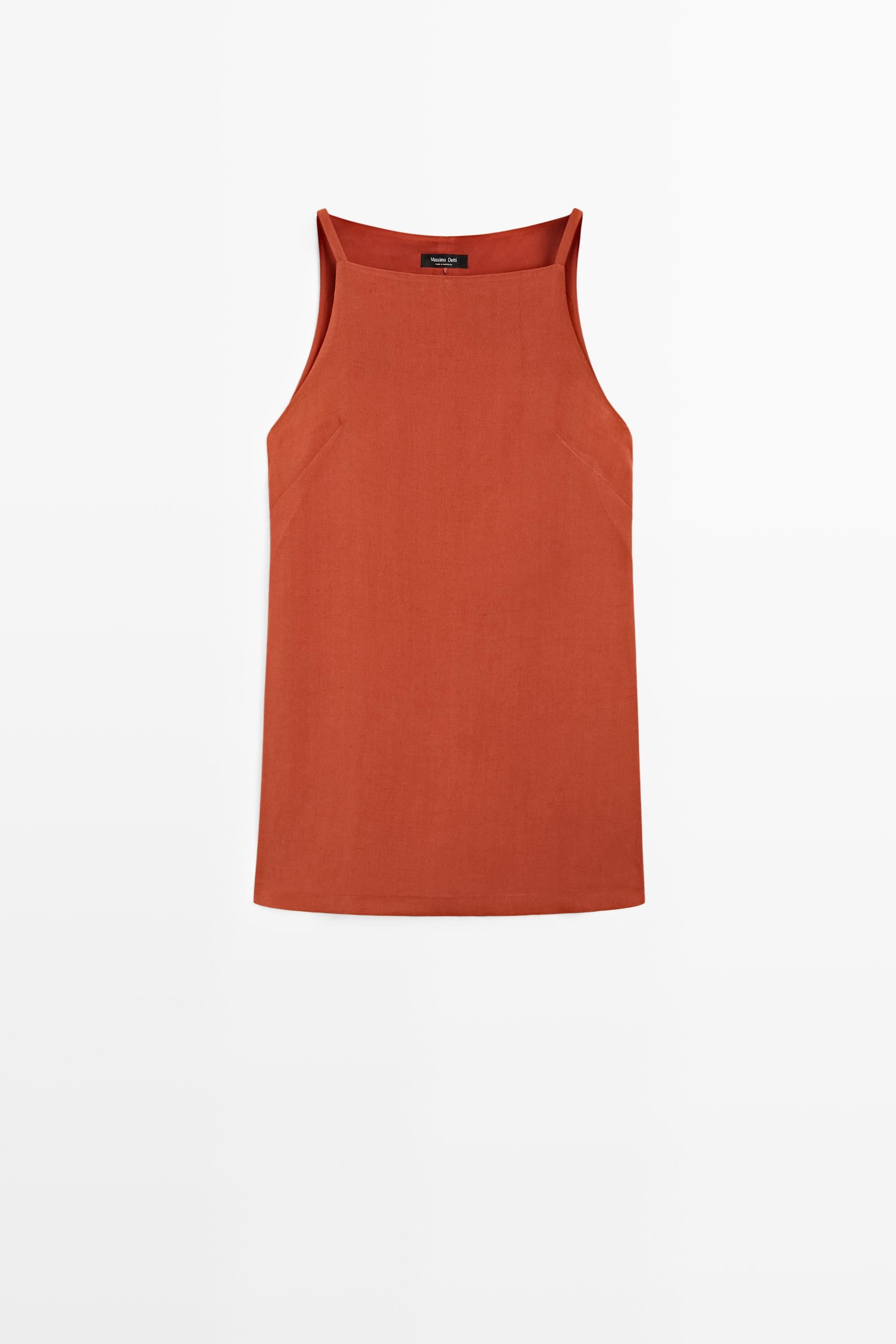 Strappy mini dress — RUSSET