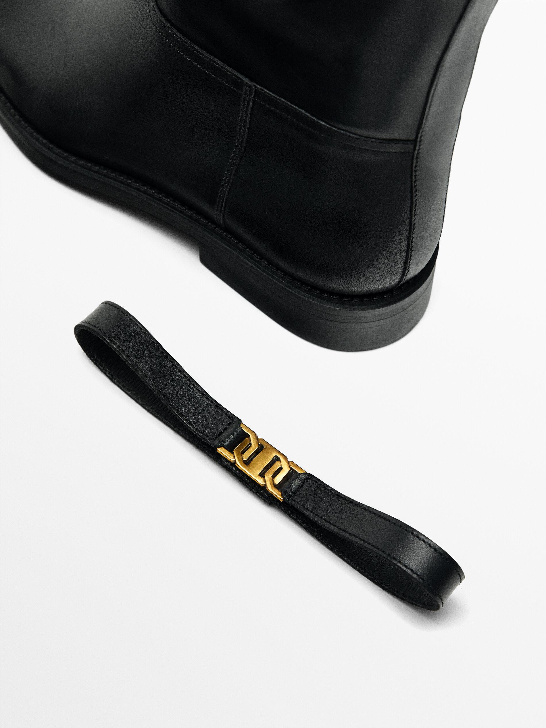 Kozačky v jezdeckém stylu