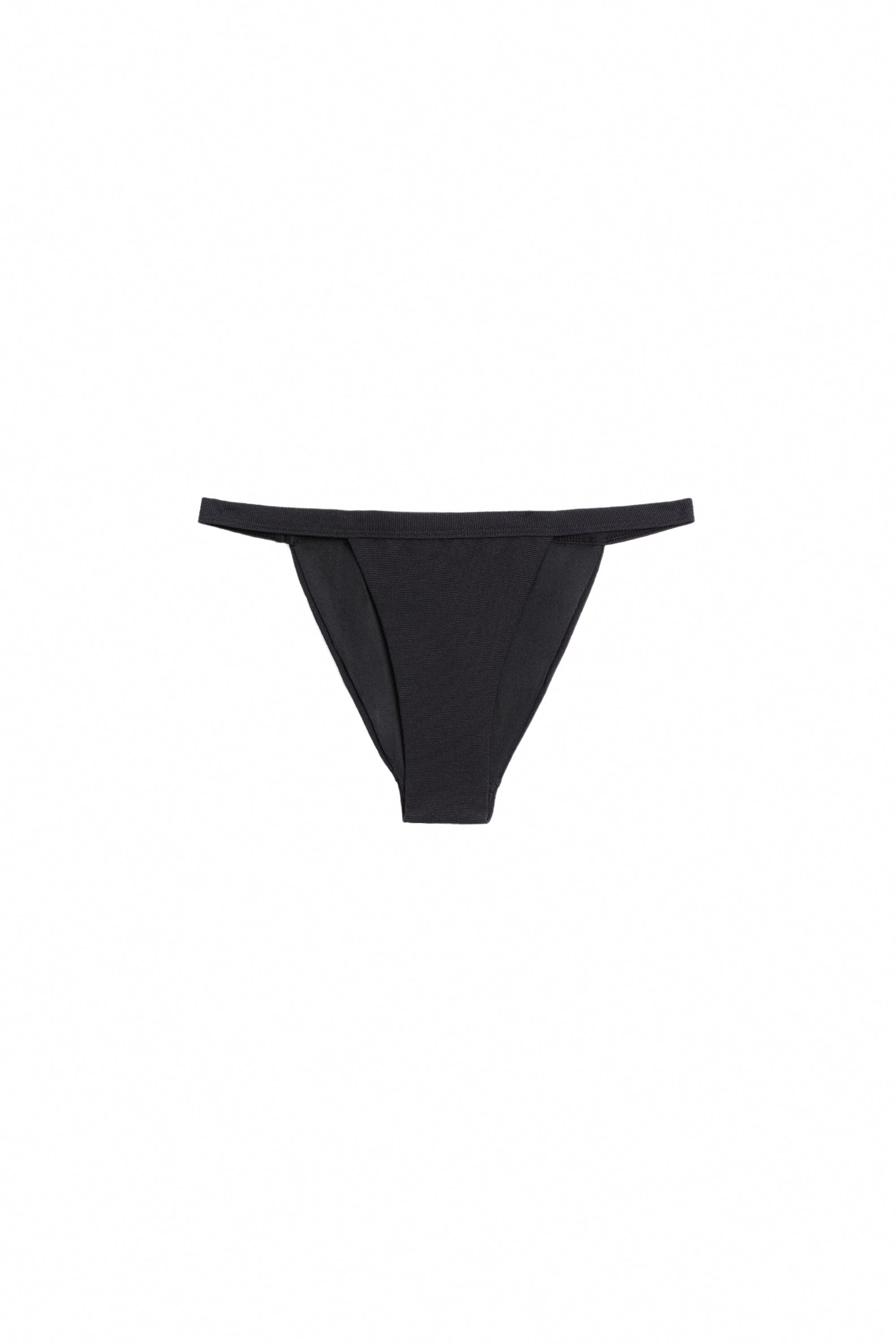 Triangle bikini bottoms — BLACK