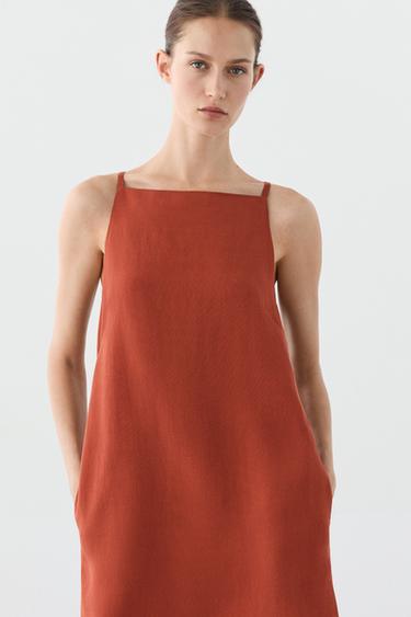 Strappy mini dress — RUSSET 8