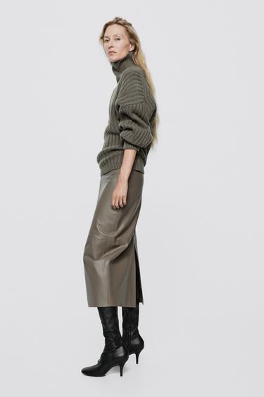 Cashmere wool ribbed knit sweater - LIMITED EDITION — GREY 2