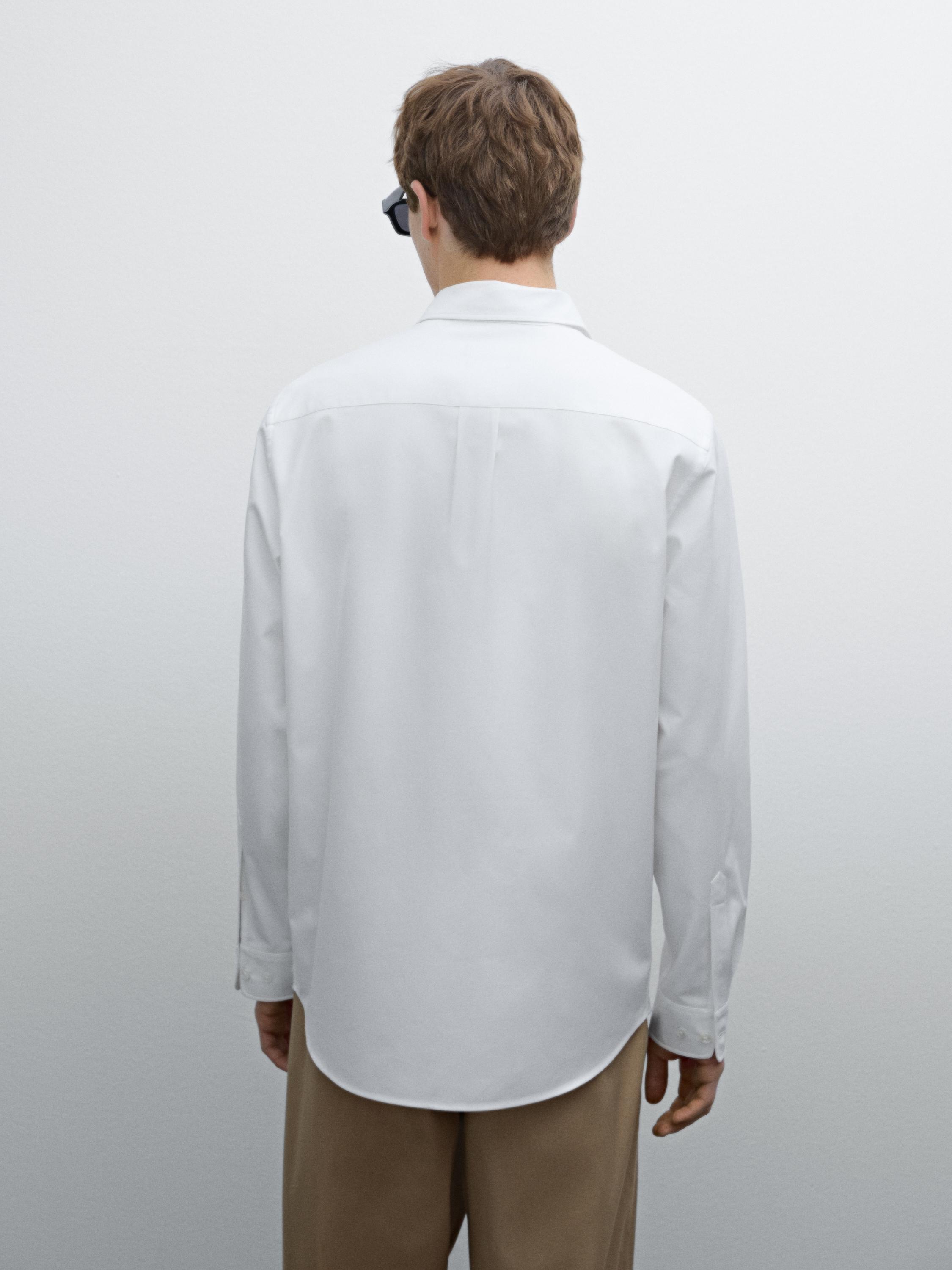 Regular fit 100% cotton shirt