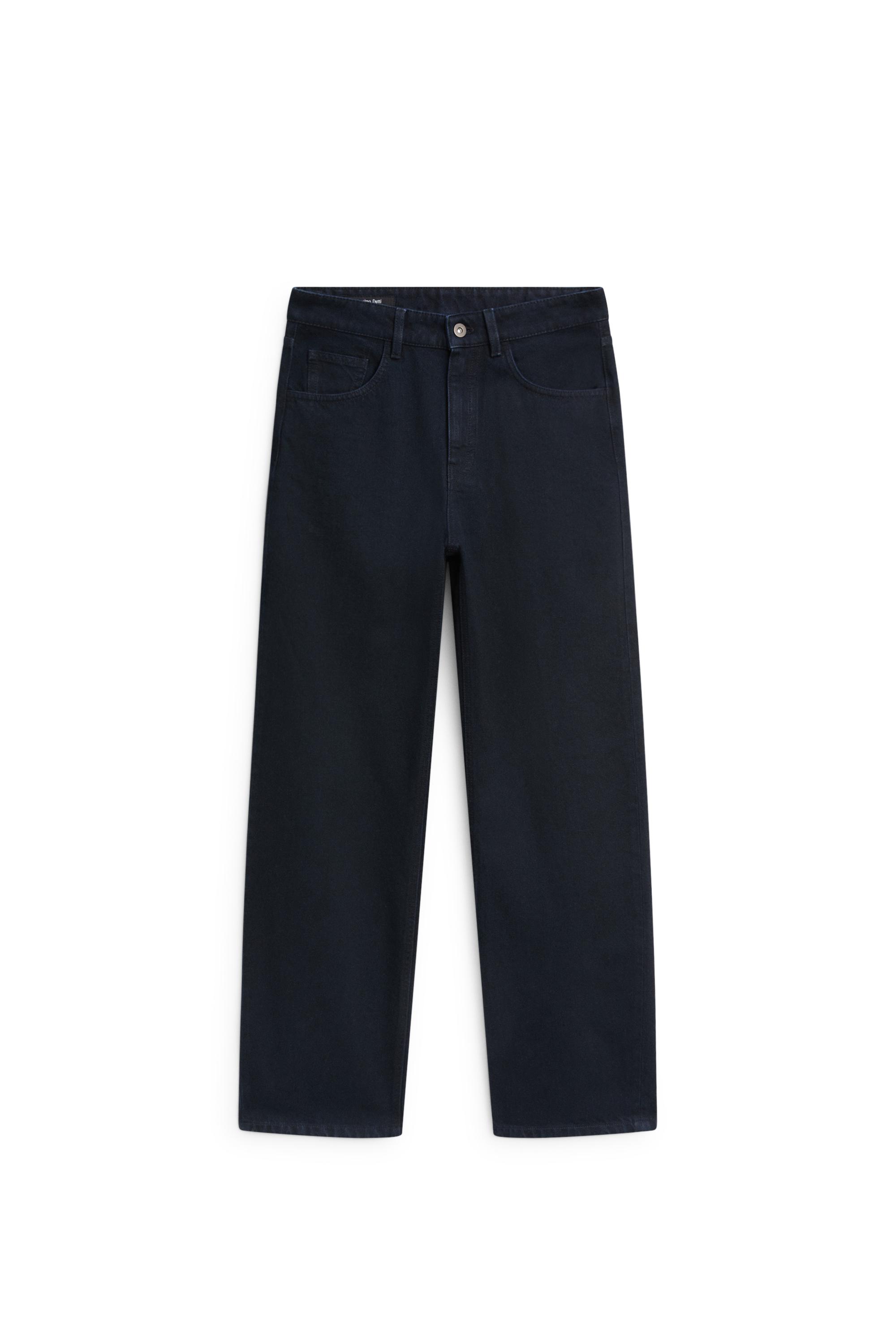 Massimo Dutti Yüksek bel barrel fit jean görsel 6