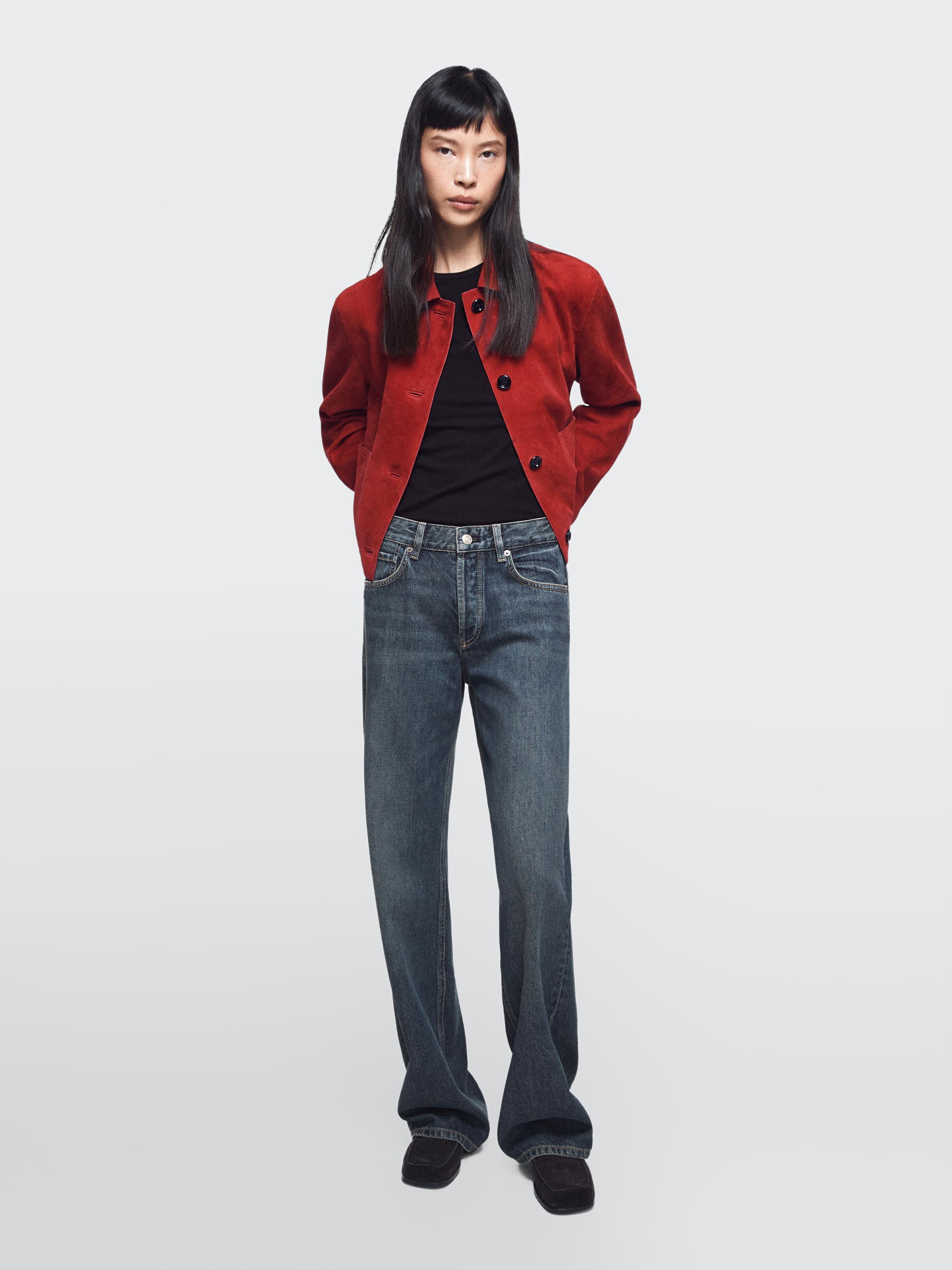 Mid-rise wide-leg jeans — MEDIUM BLUE