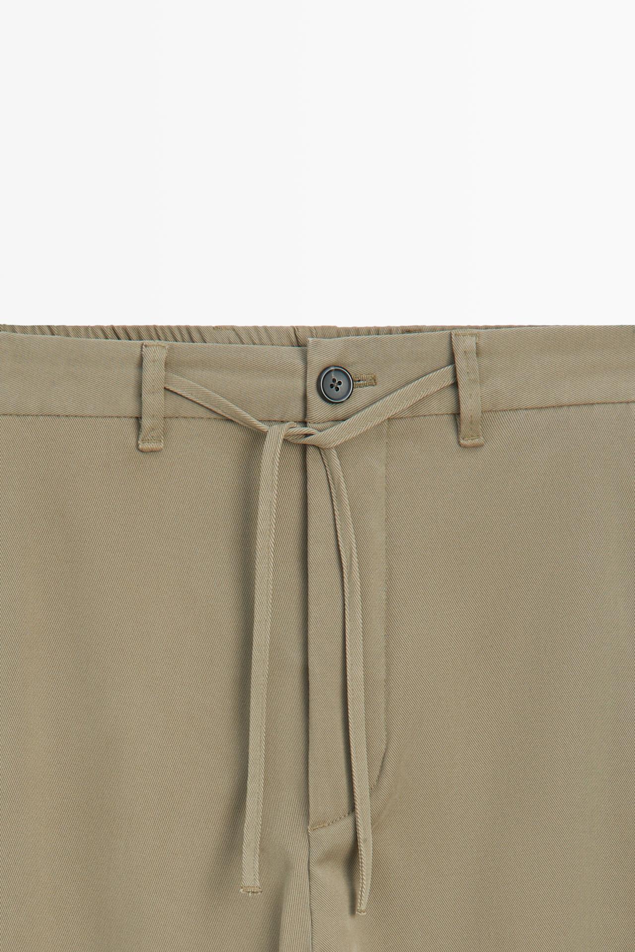 Jogger fit pants — BROWN