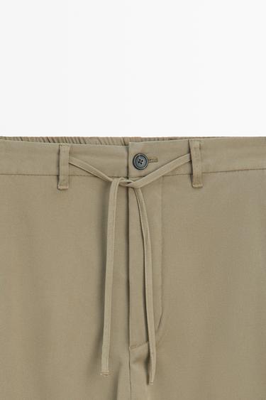 Jogger fit pants — BROWN 4