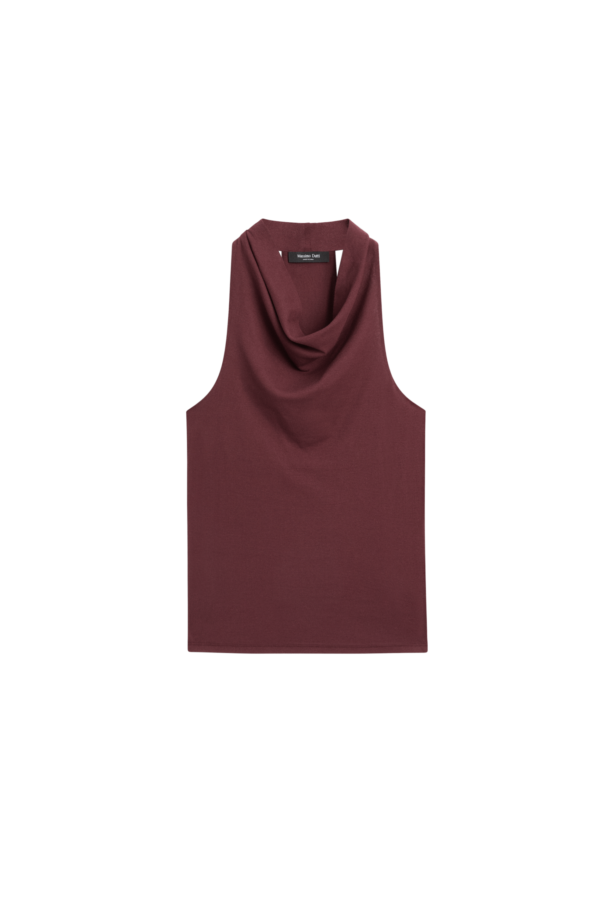 Massimo Dutti %100 pamuklu degaje yaka top görsel 8