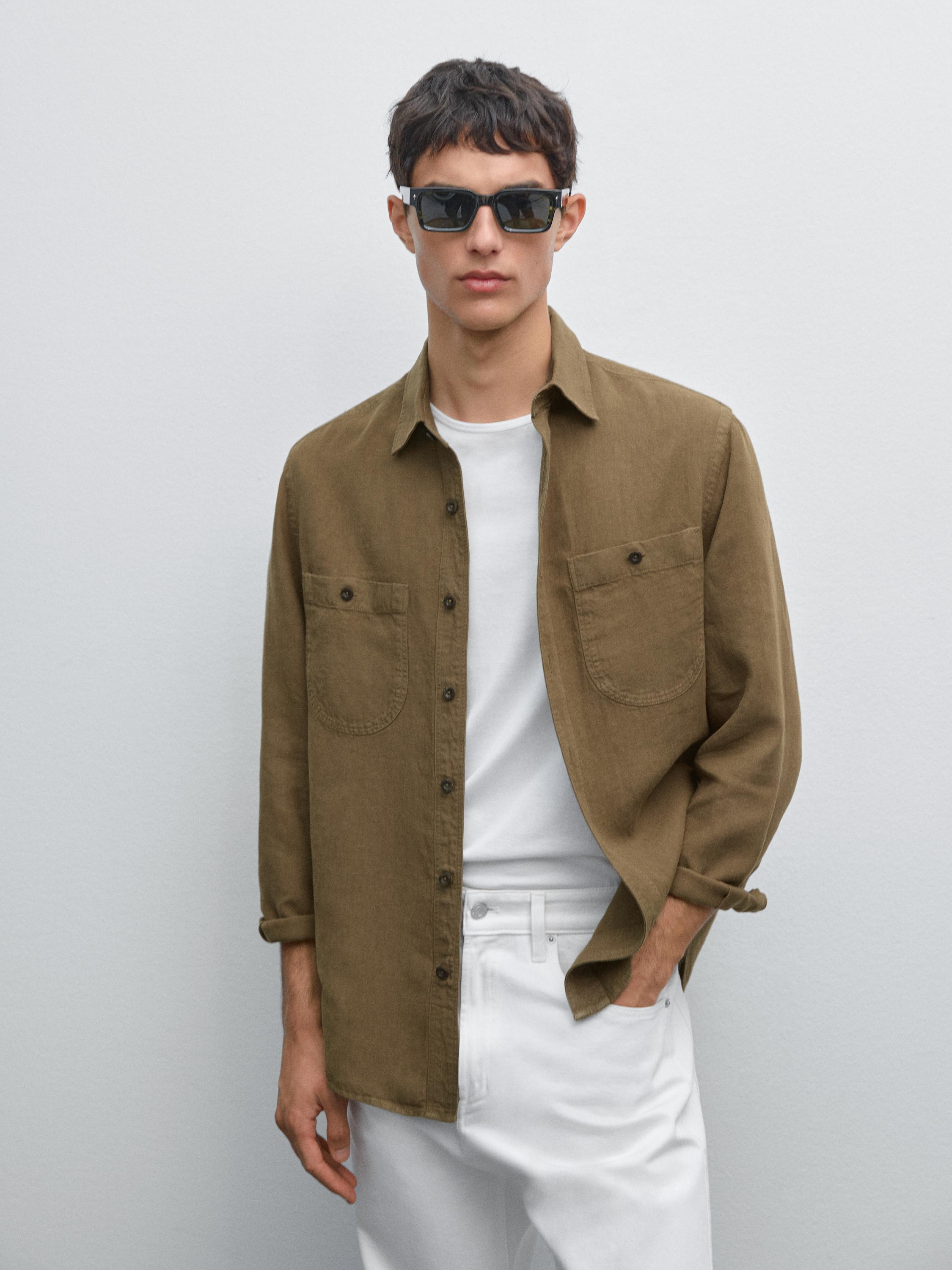 Relaxed fit overshirt