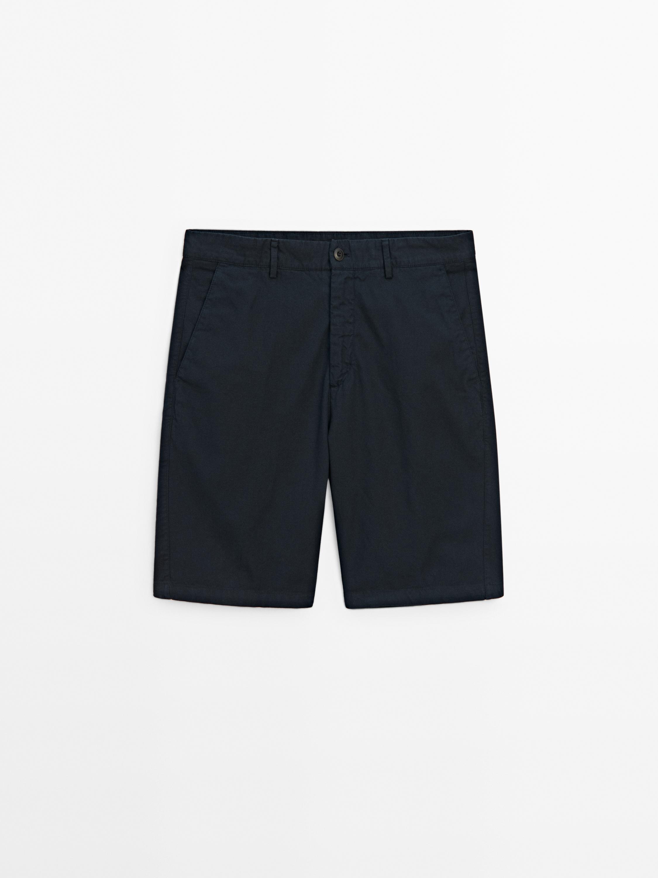 100% cotton Bermuda shorts