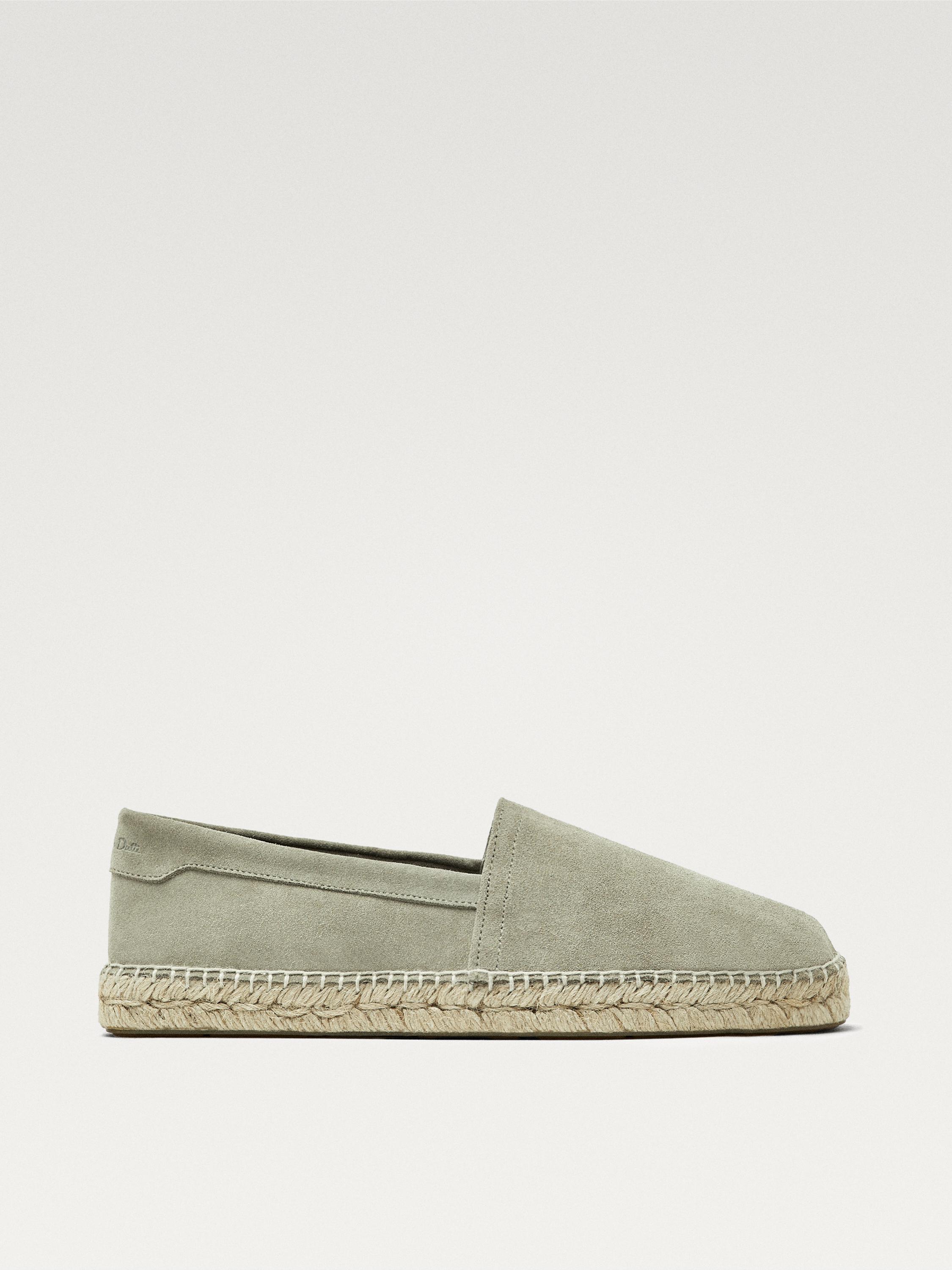 Espadrillas in pelle scamosciata