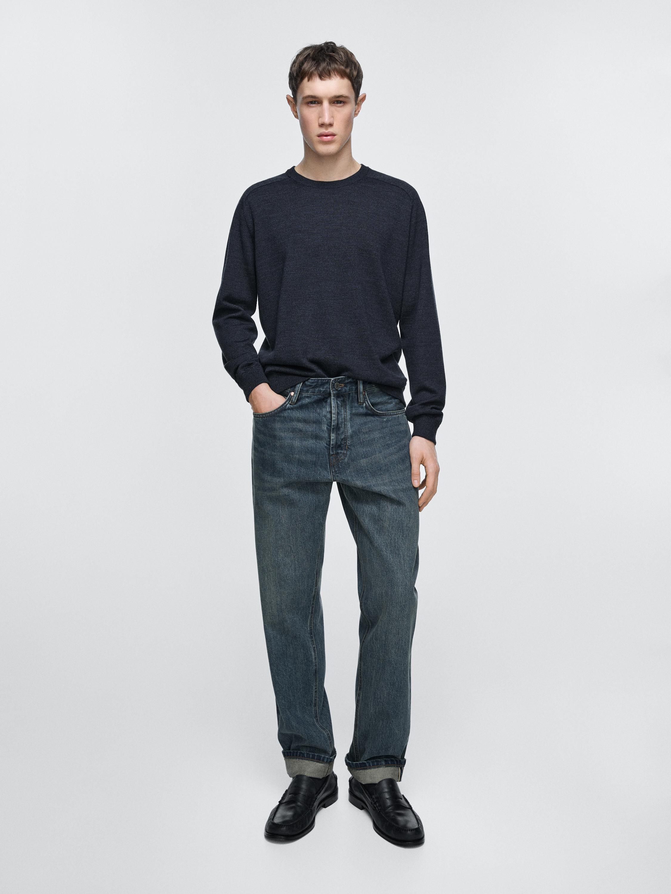 Selvedge fit jeans — MEDIUM BLUE