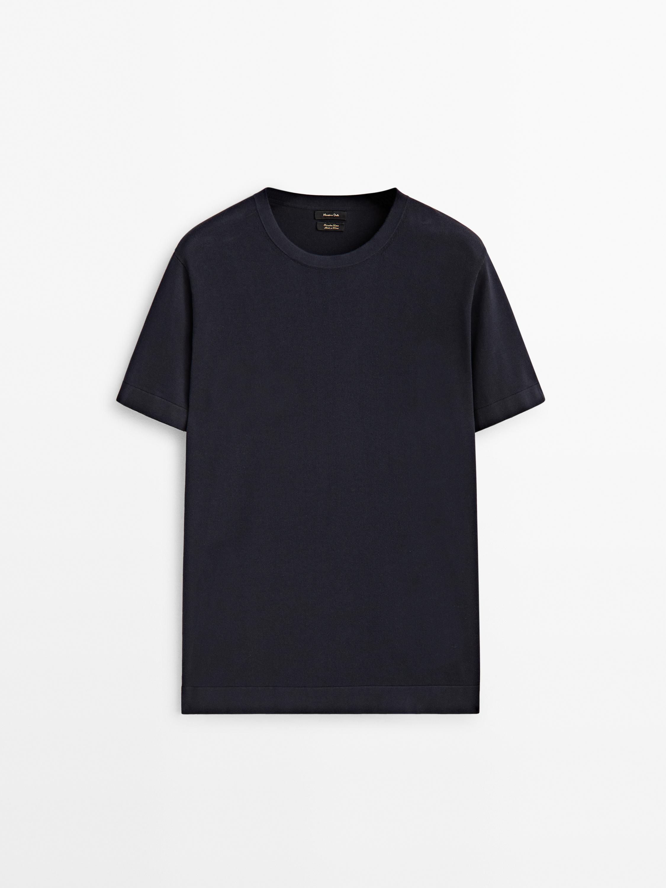 เสื้อยืดถักแขนสั้นผ้าฝ้าย 100%