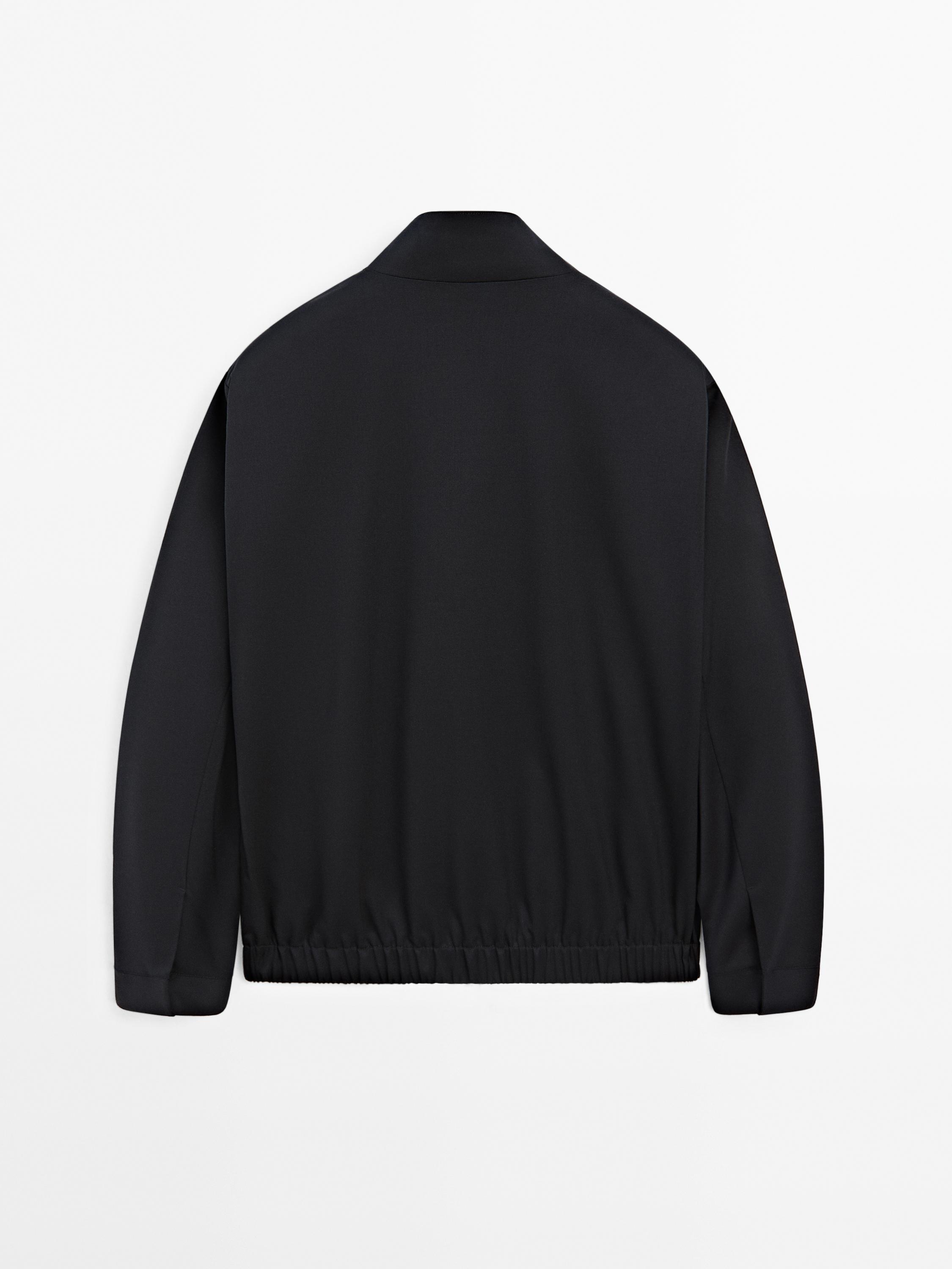 Wool blend jacket