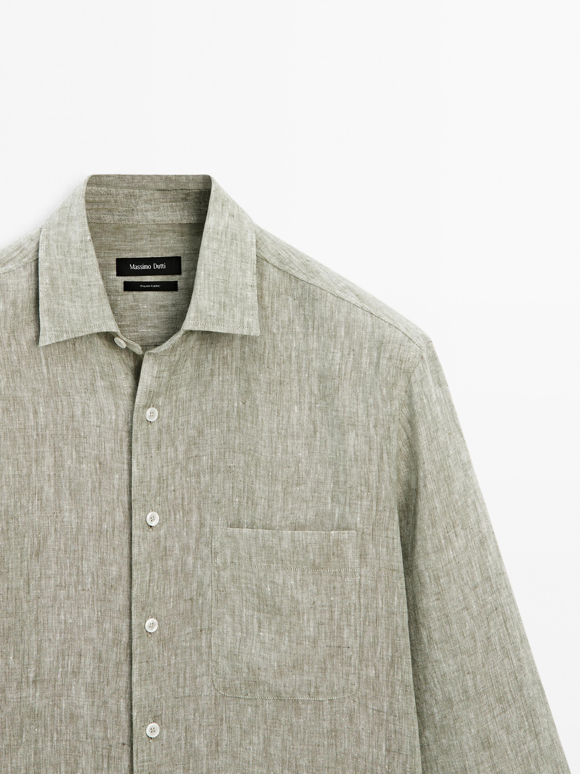 Regular-fit shirt with pocket