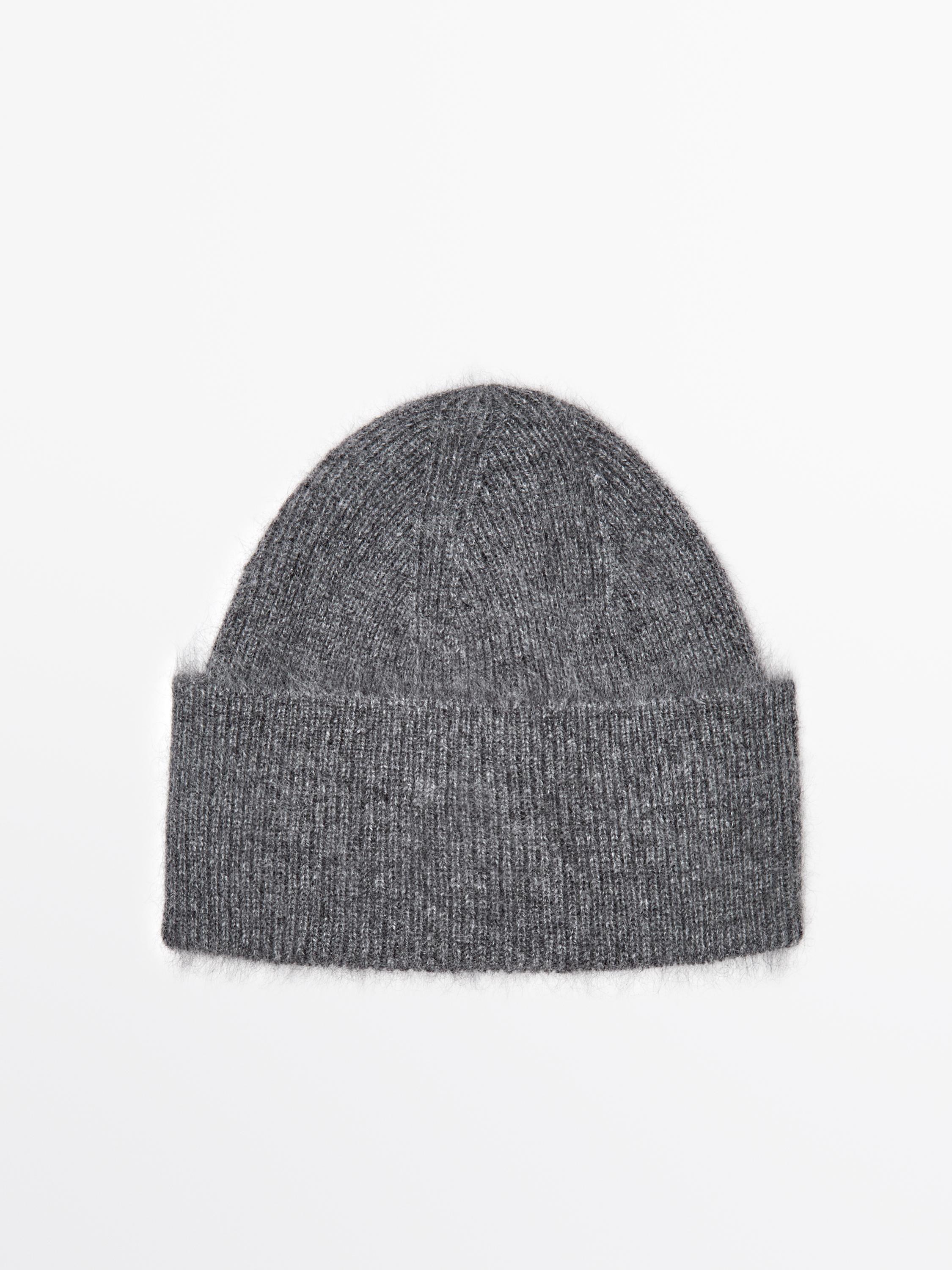Gorro de malha 100% caxemira