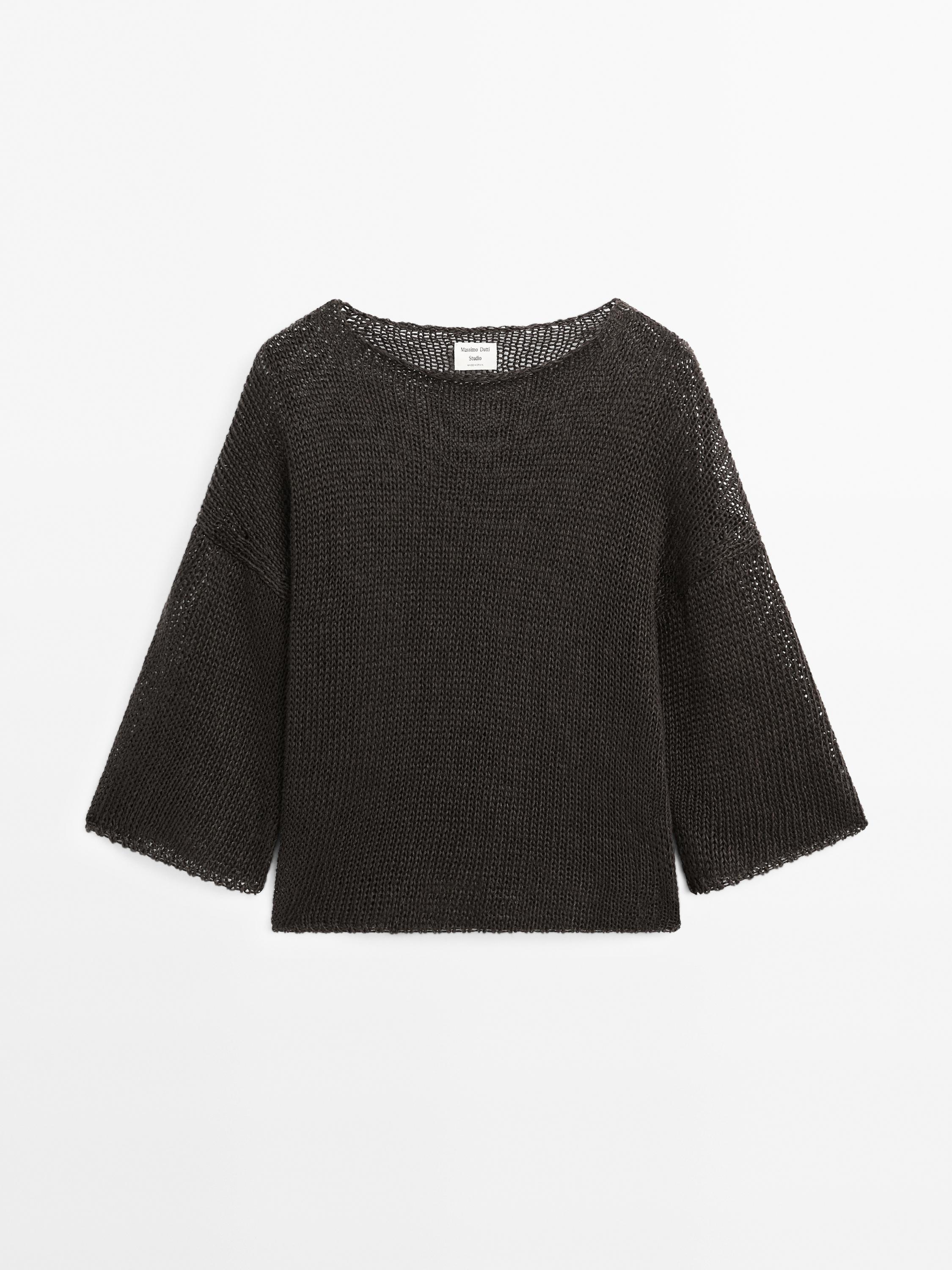 Oversize short sleeve sweater - STUDIO