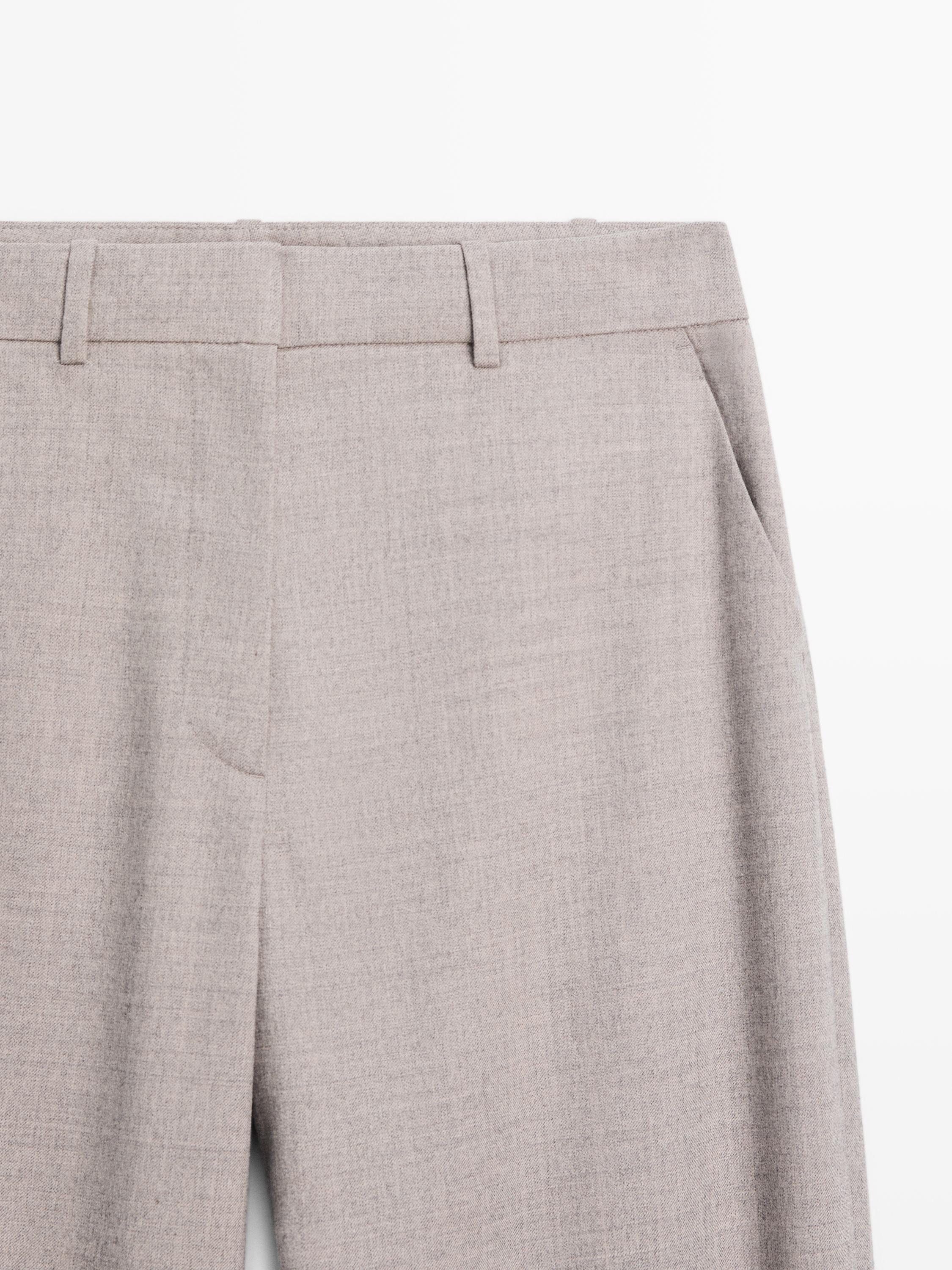Sarouel trousers with buckle detail