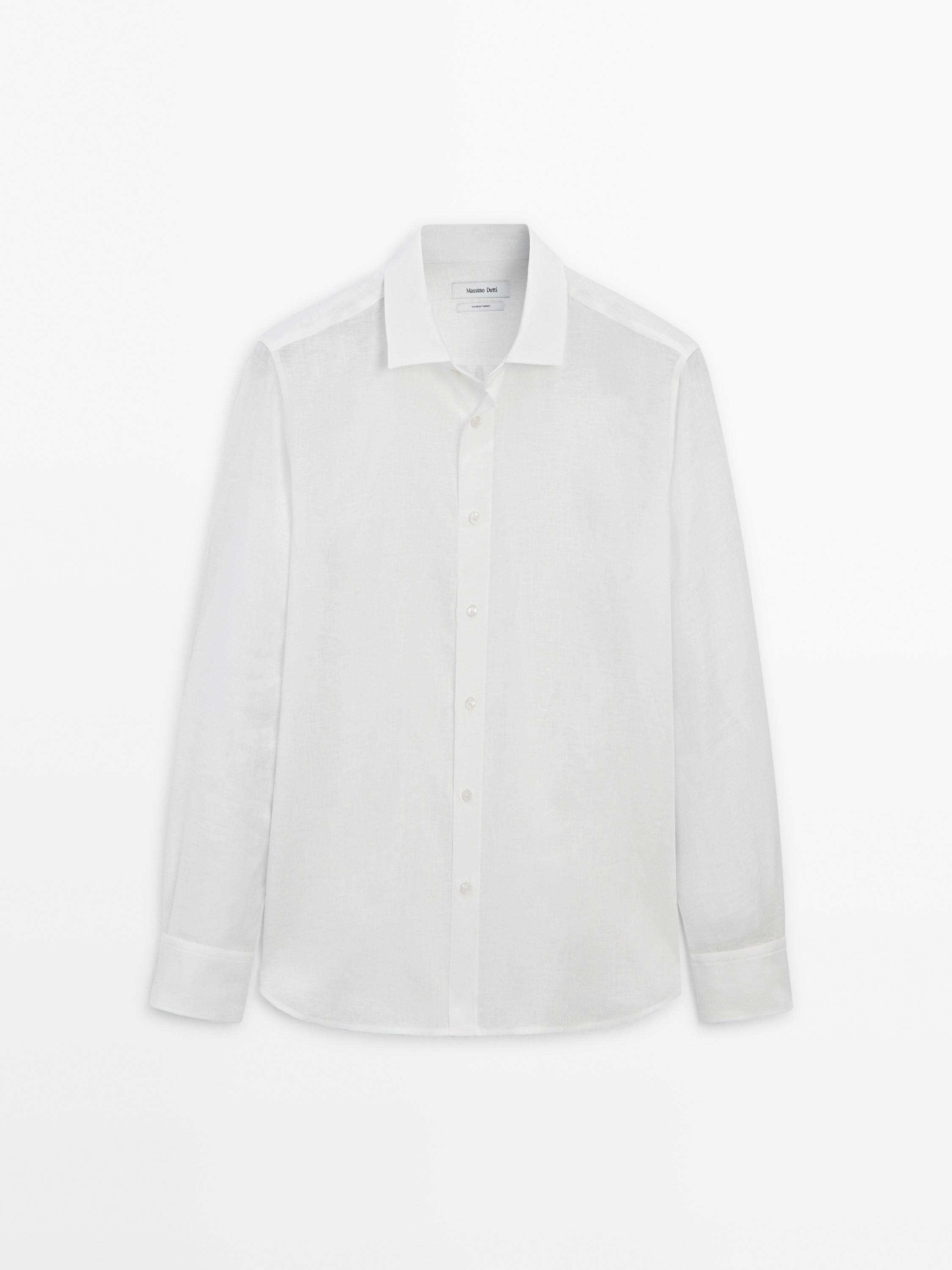 Flowing 100% linen shirt