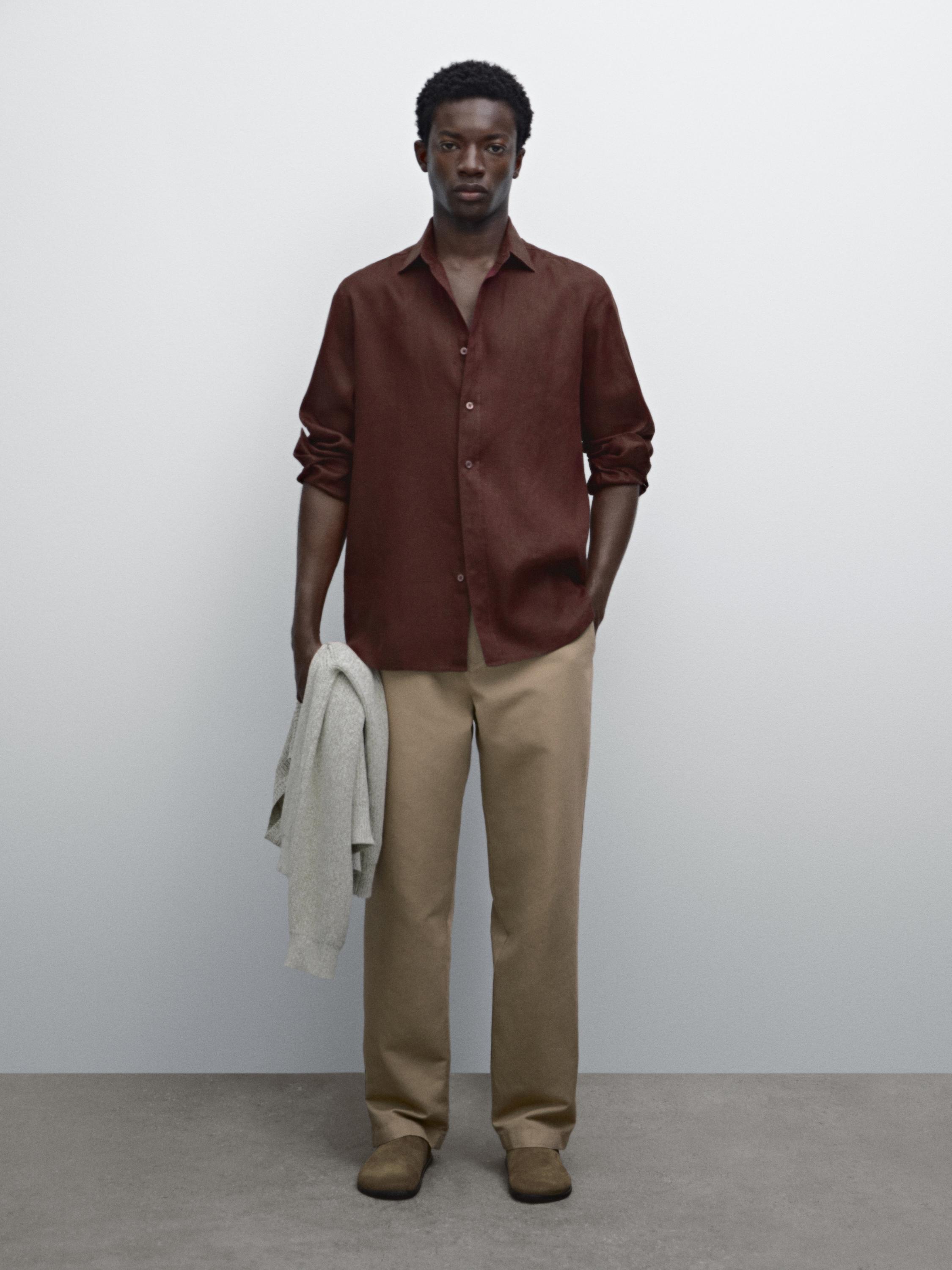 Essential 100% linen shirt