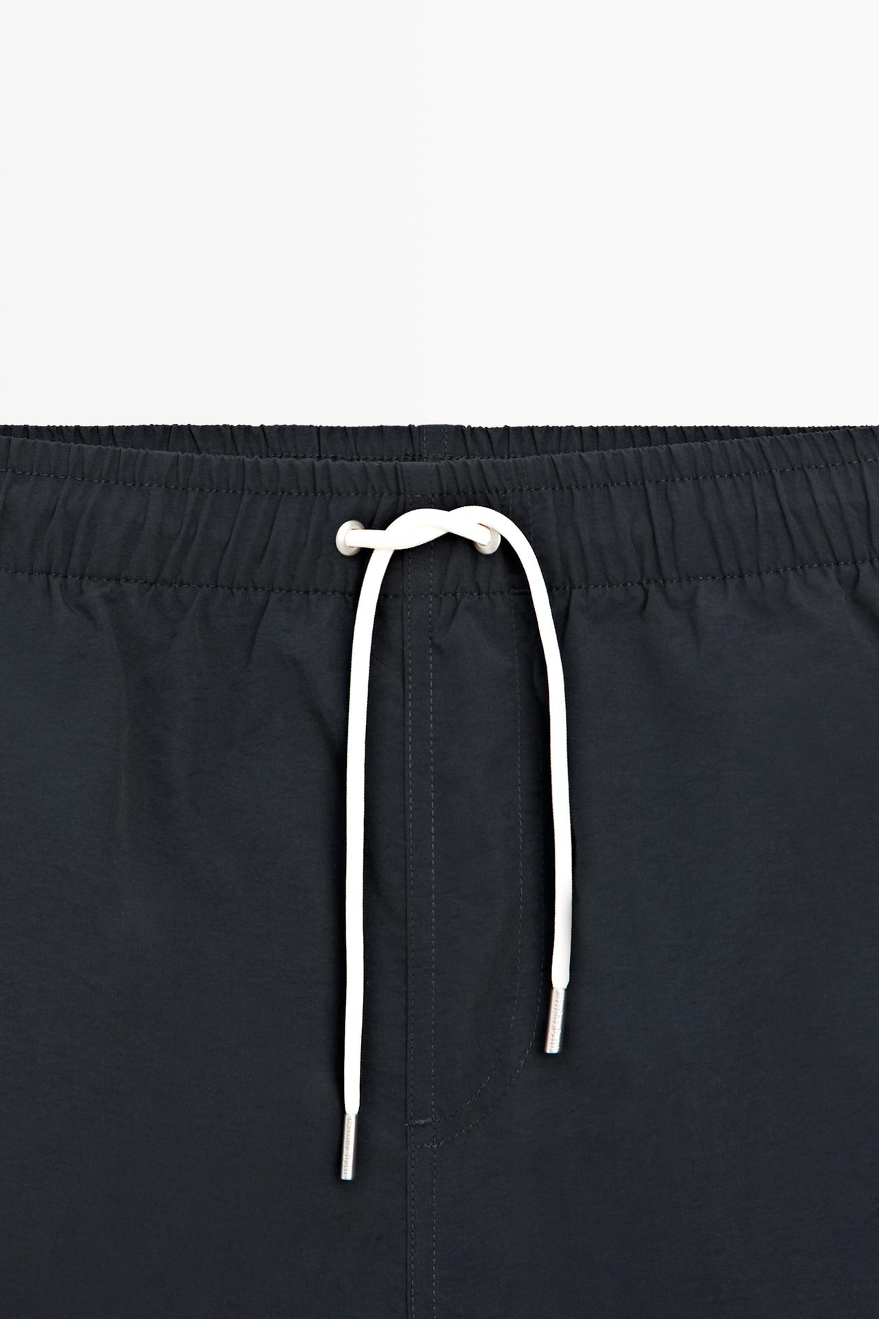 Plain swim trunks — NAVY BLUE