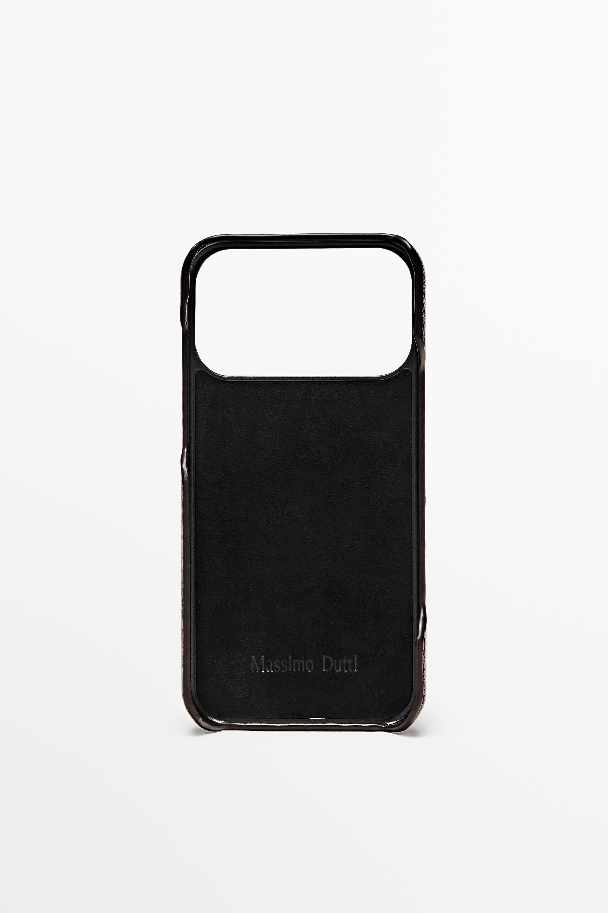 Nappa leather iPhone 17 Pro Max case