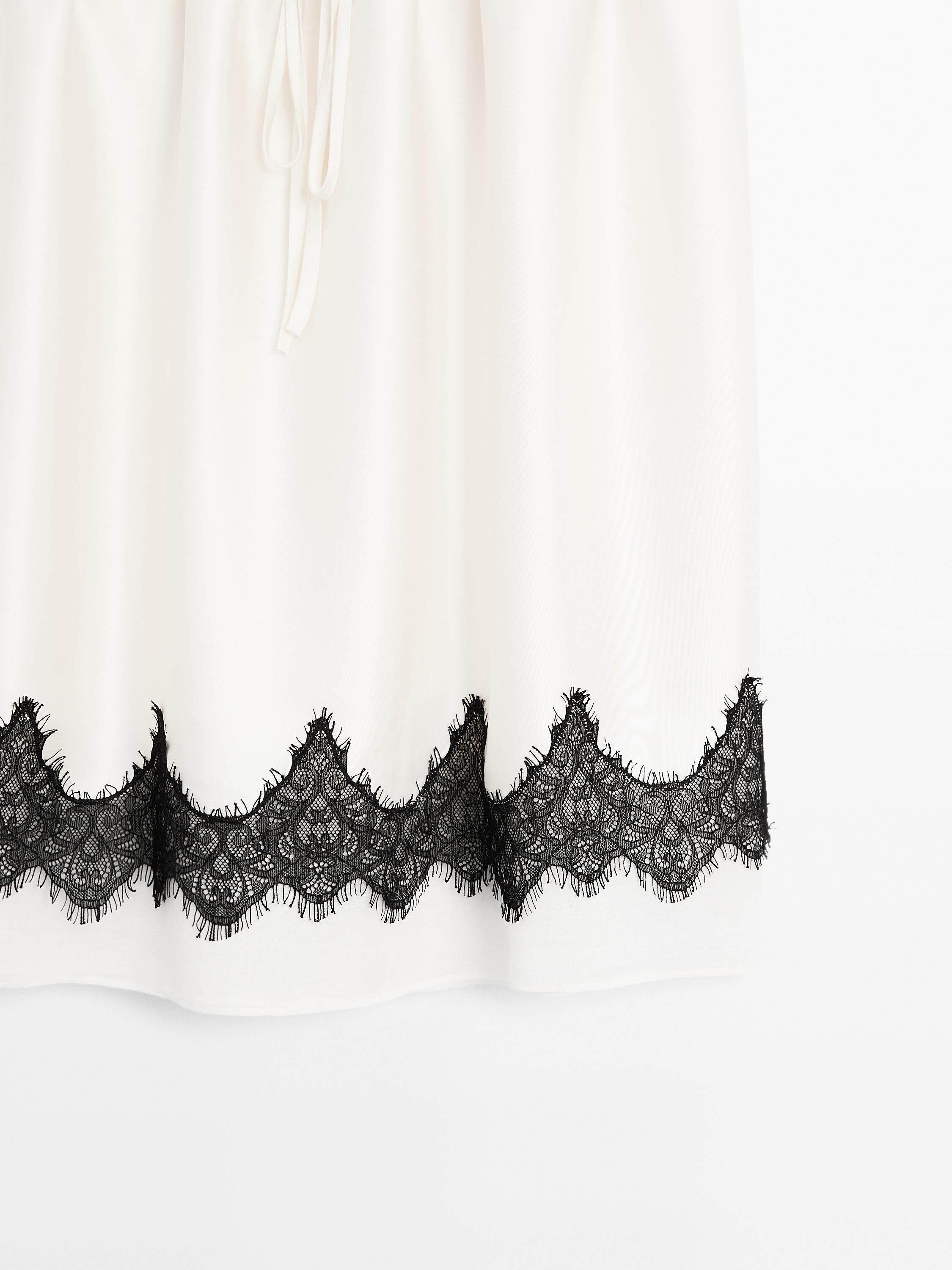 ◆Massimo Dutti◆ Contrast lace trim skirt 05228585712-o4.jpg?ts=