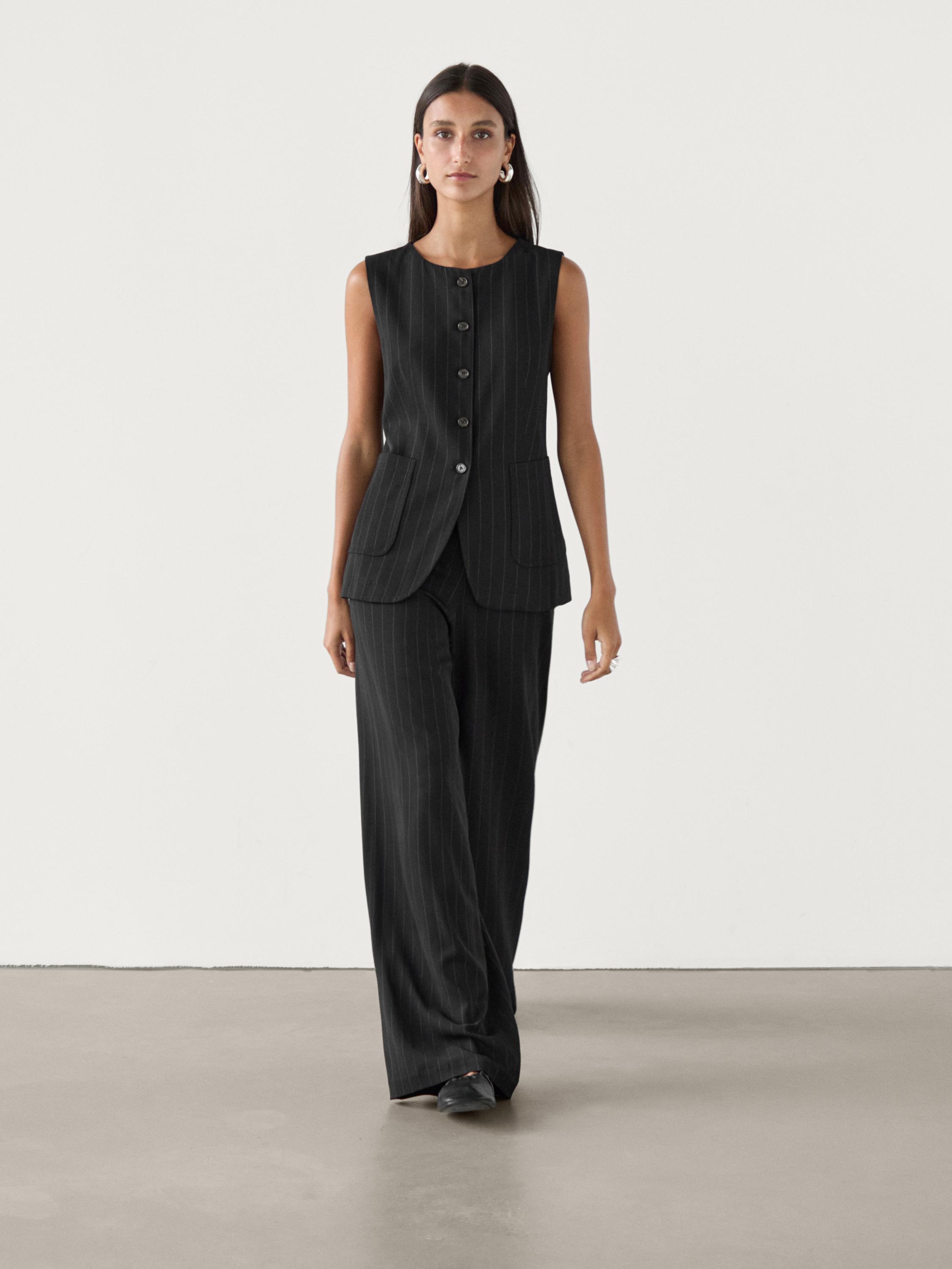 Pinstripe co-ord trousers