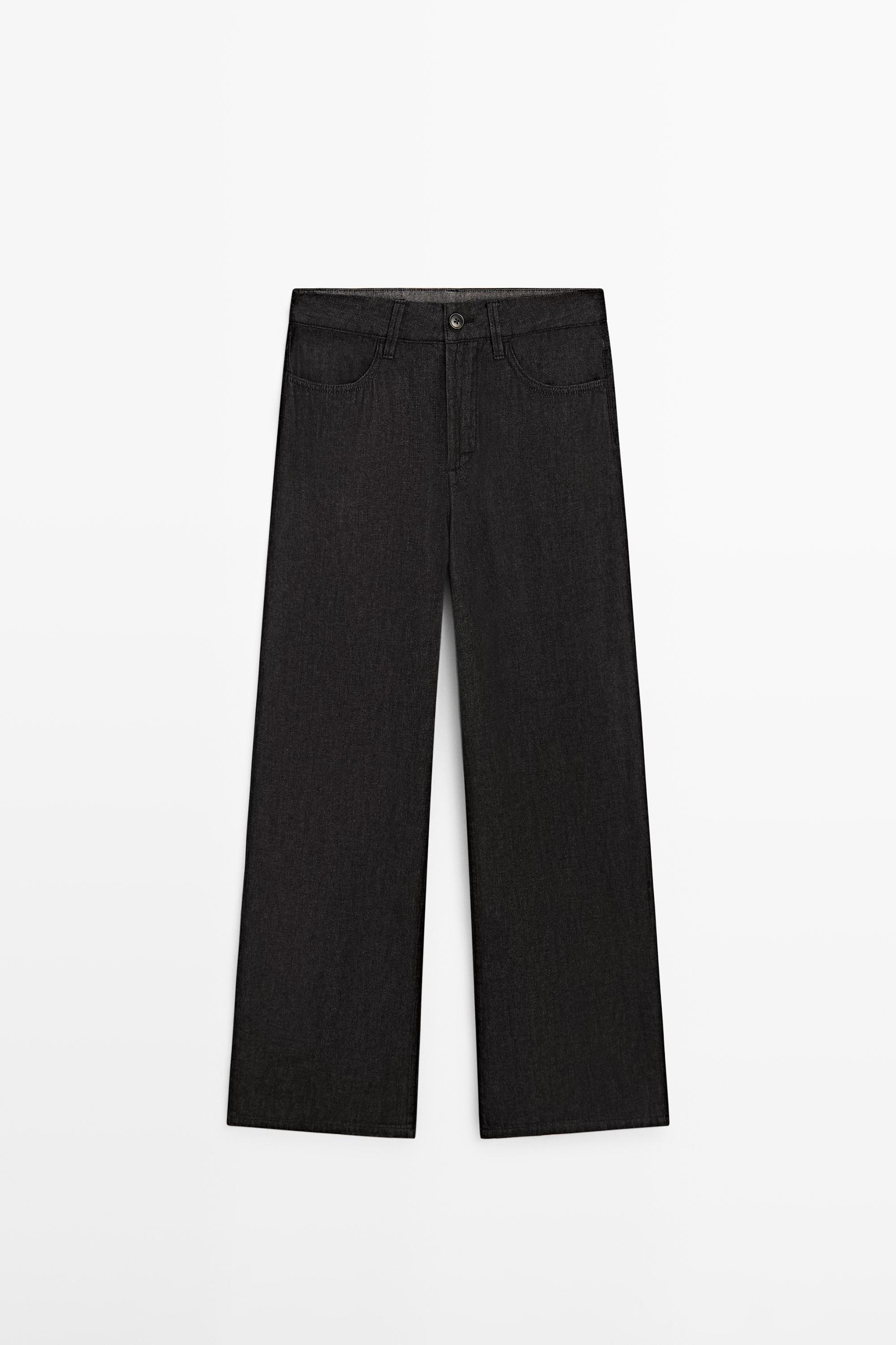 Barrel fit jeans — BLACK